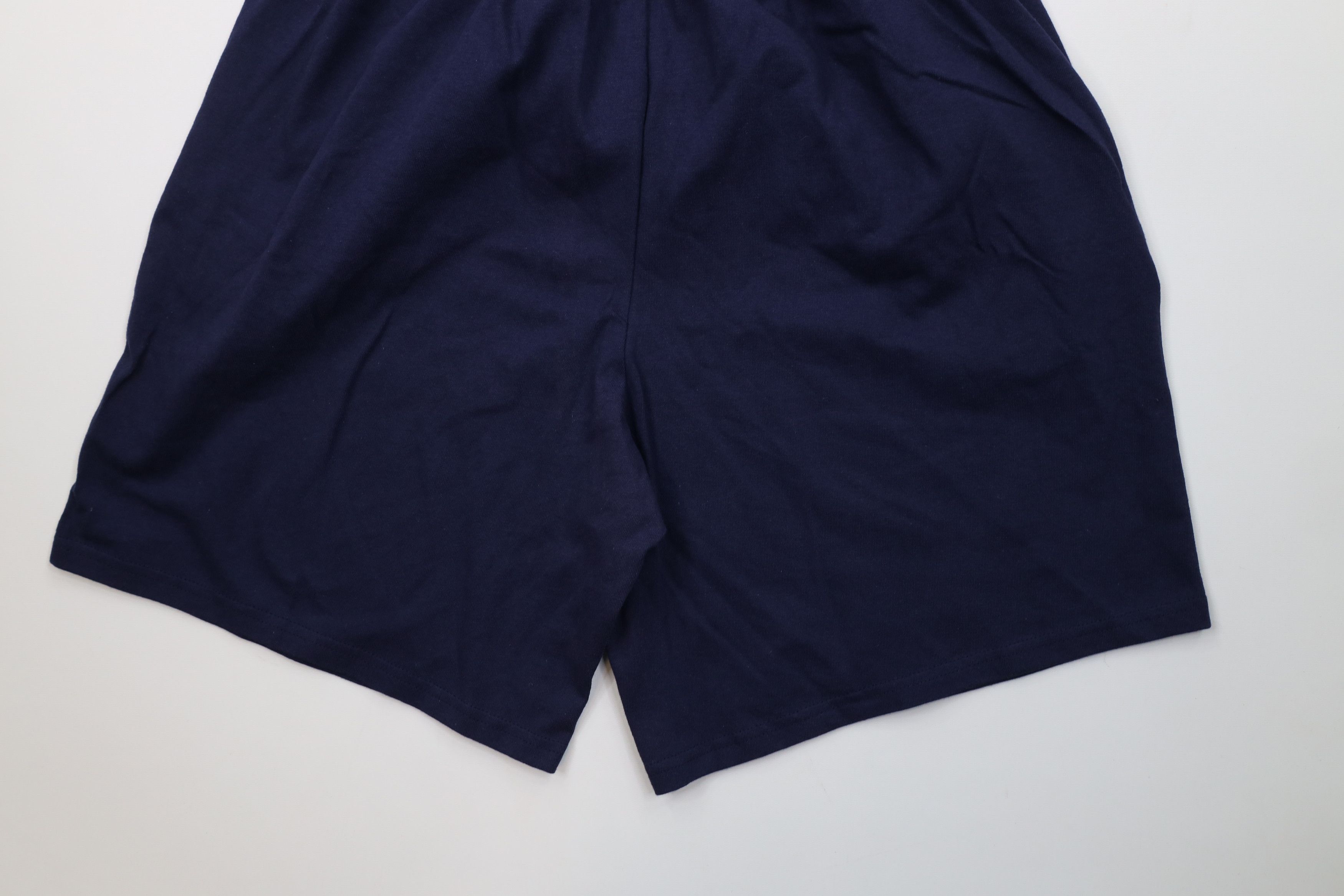 Vintage Vintage 90s Y2K Streetwear Heavyweight Cotton Shorts Blue Size US 34 / EU 50 - 10 Thumbnail