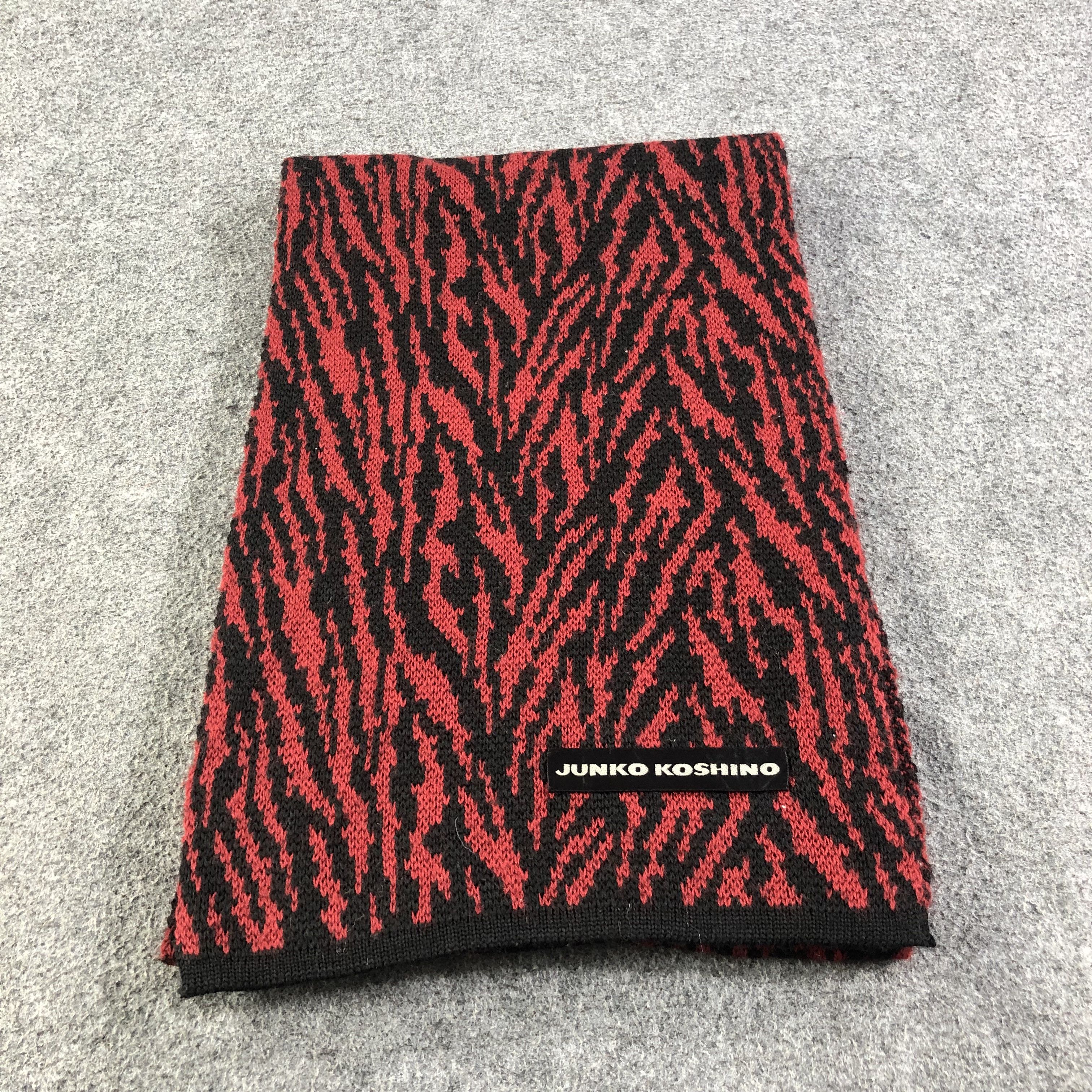Mr. Junko Junko Koshino Wool Scarf Muffler V1146 Size ONE SIZE - 2 Thumbnail