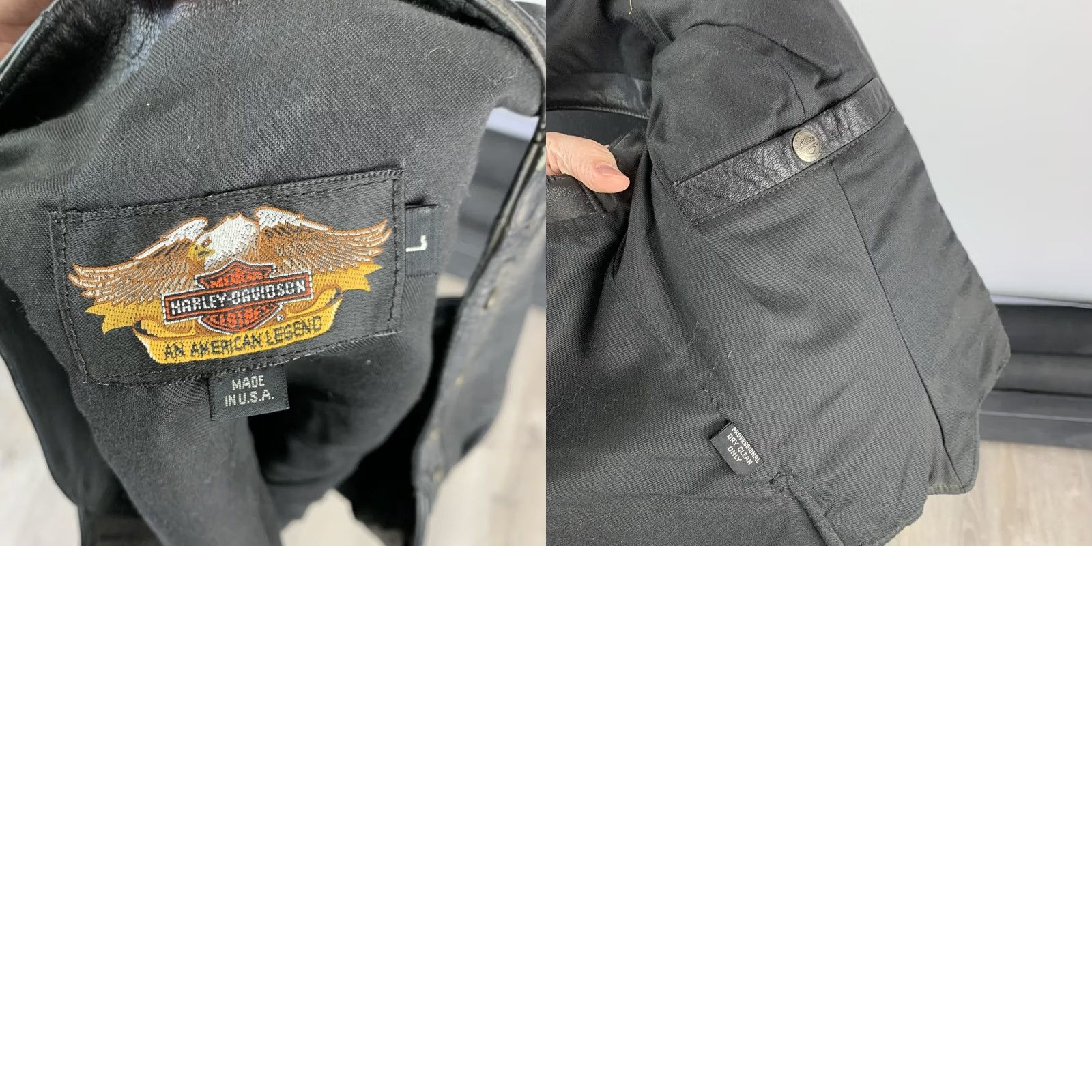 Harley Davidson VINTAGE Harley-Davidson Women's Leather Studded Fringe Vest Biker Jacket Size L / US 10 / IT 46 - 9 Thumbnail