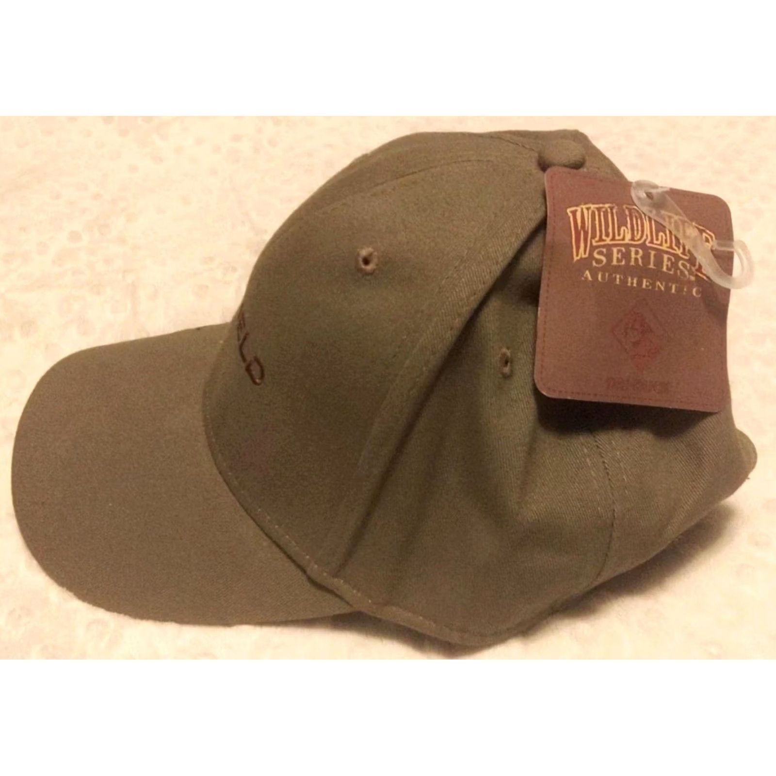 Vintage Dri Duck Wildlife Series Hat Adult Adjustable Strapback Cap Brown Tan Deer Hunting Canvas 80s Vintage USA Mens Womens Unisex Accessories Cap Size ONE SIZE - 4 Thumbnail
