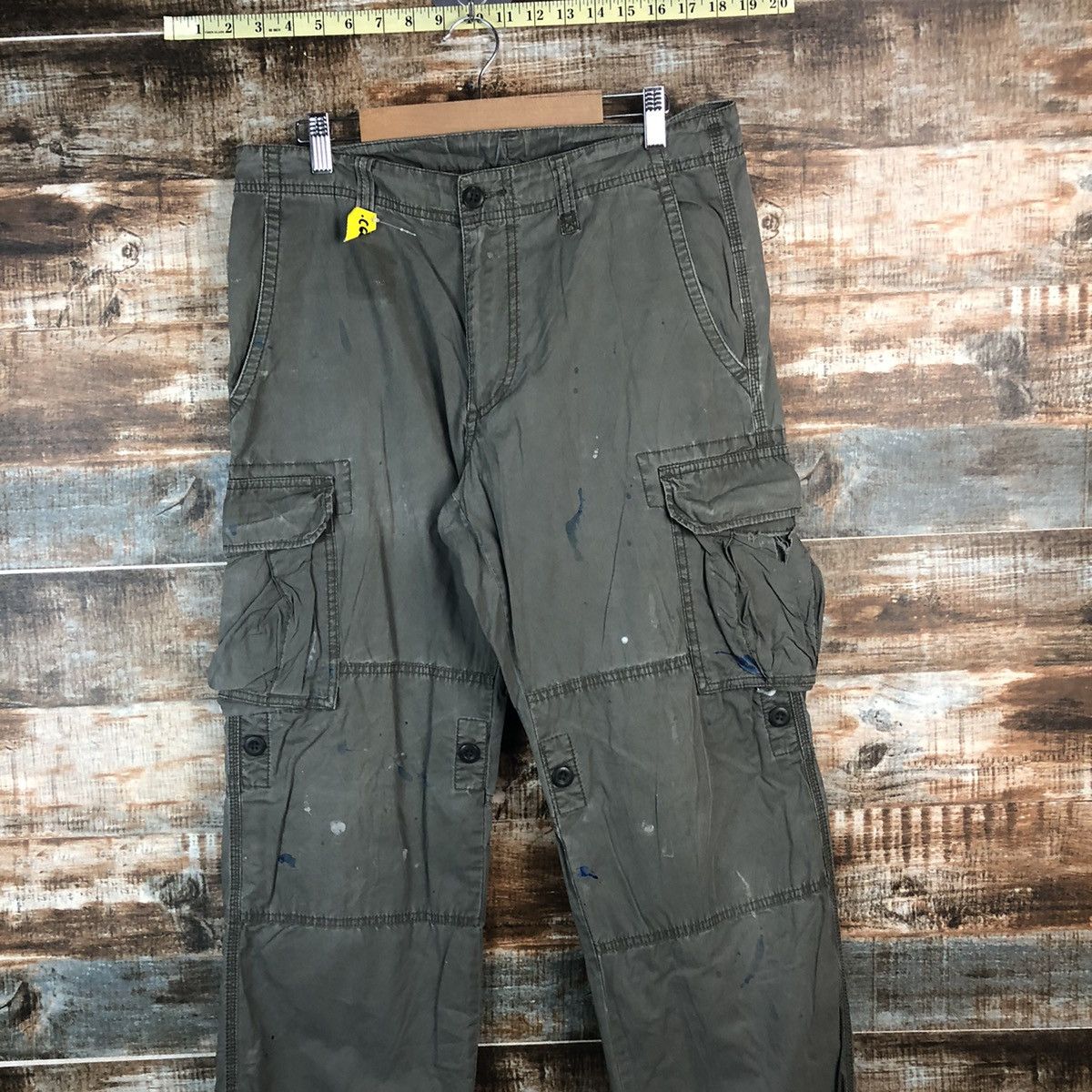 Uniqlo DL Uniqlo Green Cargo Multipocket Pants #C664 Size US 32 / EU 48 - 2 Thumbnail