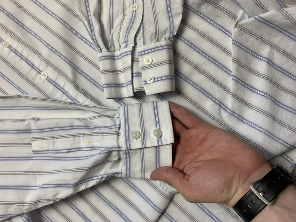 Yves Saint Laurent Vintage Yves Saint Laurent stripes shirt rare logo XL Size US XL / EU 56 / 4 - 7 Thumbnail