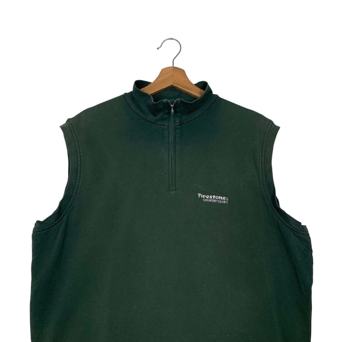 Polo Ralph Lauren 90's POLO GOLF RALPH LAUREN Half Zip Sleeveless #2494-C112 Size US M / EU 48-50 / 2 - 2 Thumbnail