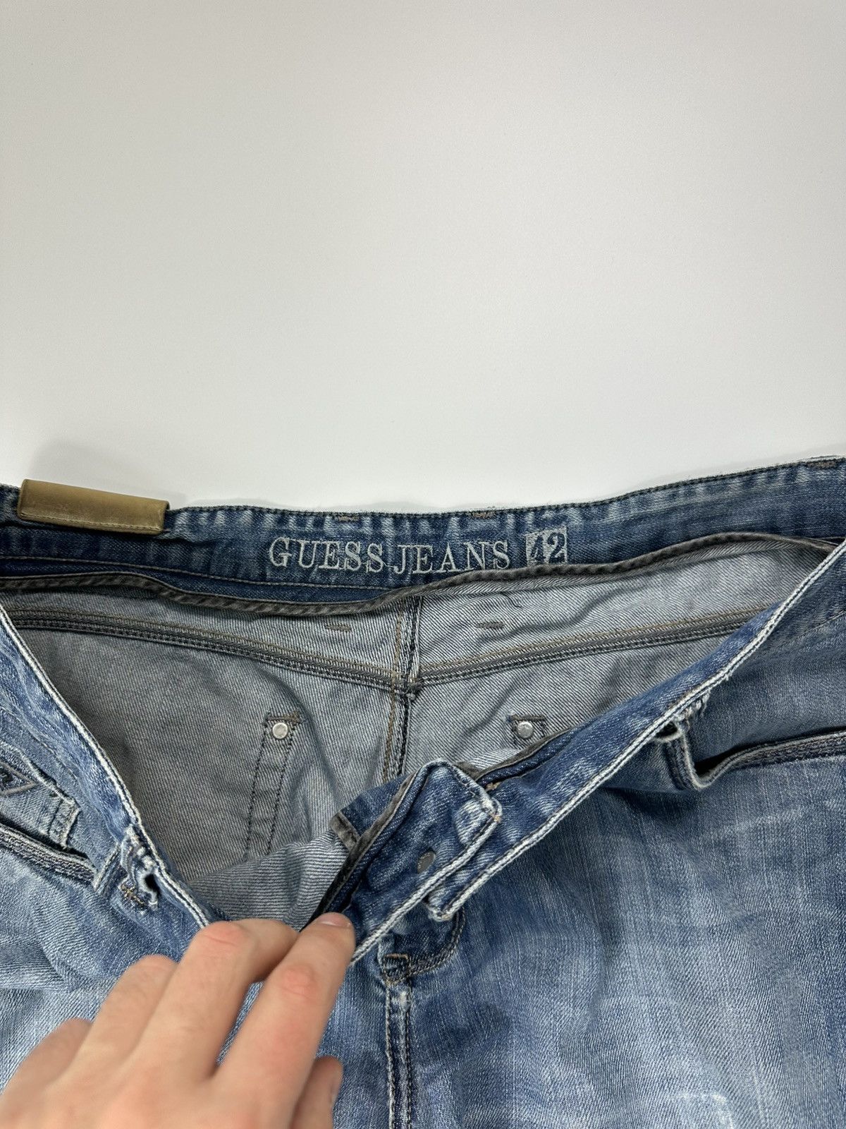 Guess Guess Oversize Denim Blue Jeans Men's 36 Size Size US 36 / EU 52 - 9 Thumbnail