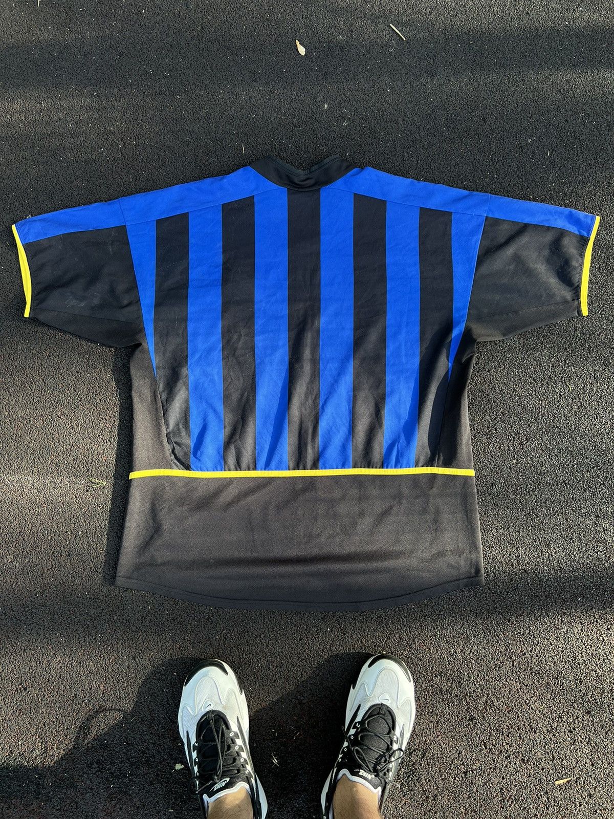 Nike 🔵⚫️Nike Inter Milan 2002 2003 Home Jersey Size US XL / EU 56 / 4 - 6 Thumbnail