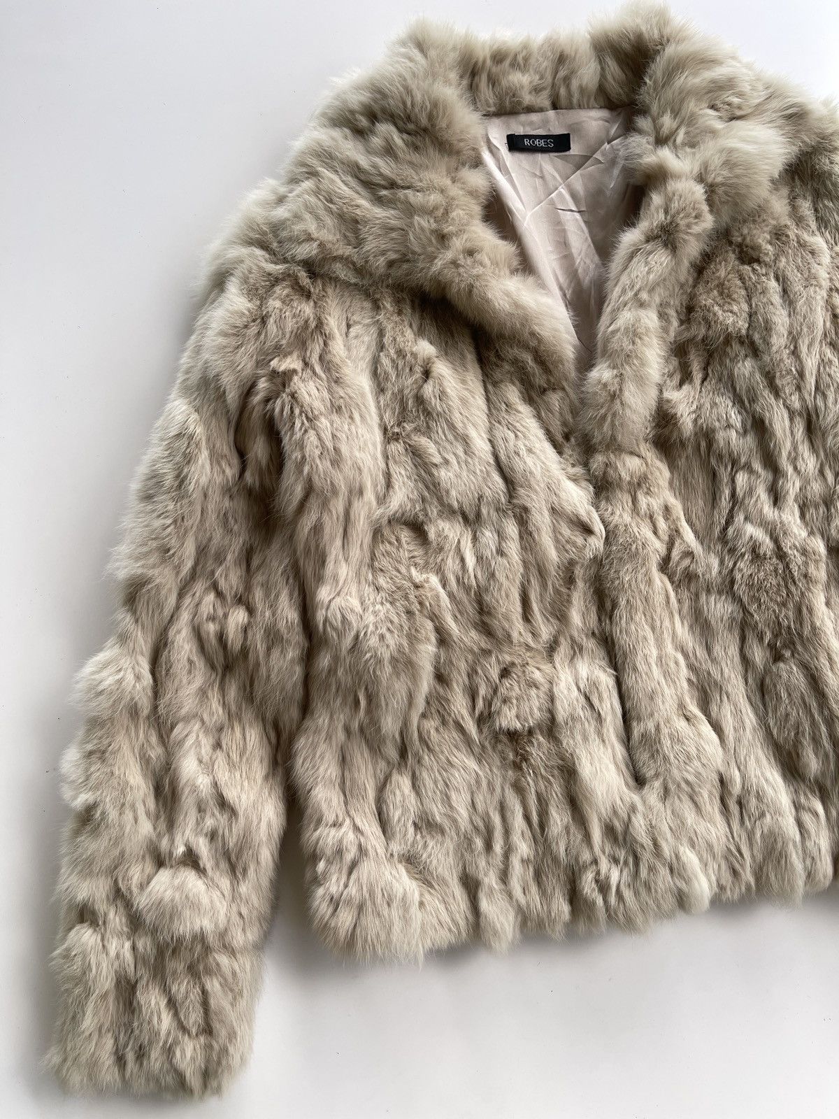 Vintage Vintage Robes Real Rabbit Fur Jacket Size M / US 6-8 / IT 42-44 - 6 Thumbnail