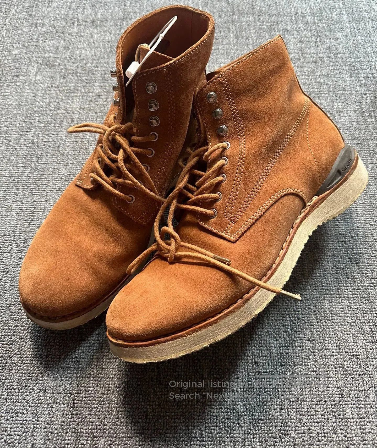 Visvim visvim Virgil boots in tan suede. Size US 11 / EU 44 - 1 Thumbnail
