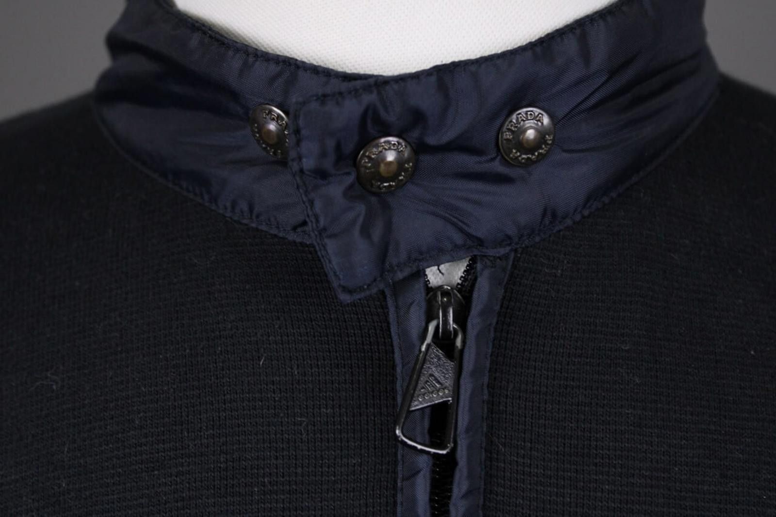 Adidas Adidas Vintage Black Full Zip High Neck Jacket Size XL Size XL / US 12-14 / IT 48-50 - 3 Thumbnail