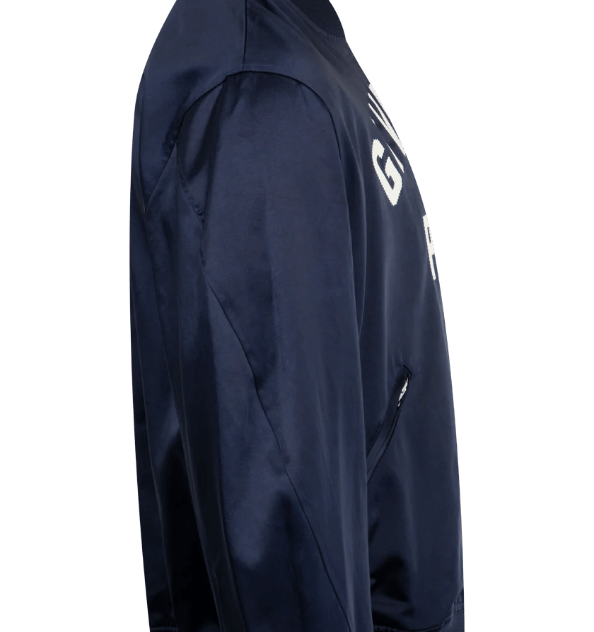 Givenchy o1h1sh11225 Satin Bomber in Nevy Blue Size US L / EU 52-54 / 3 - 3 Thumbnail