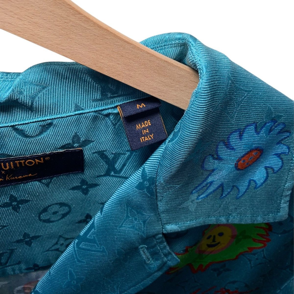 Louis Vuitton × Yayoi Kusama Louis Vuitton x Yayoi Kusama 2023 Blue Silk Set Size US M / EU 48-50 / 2 - 4 Thumbnail