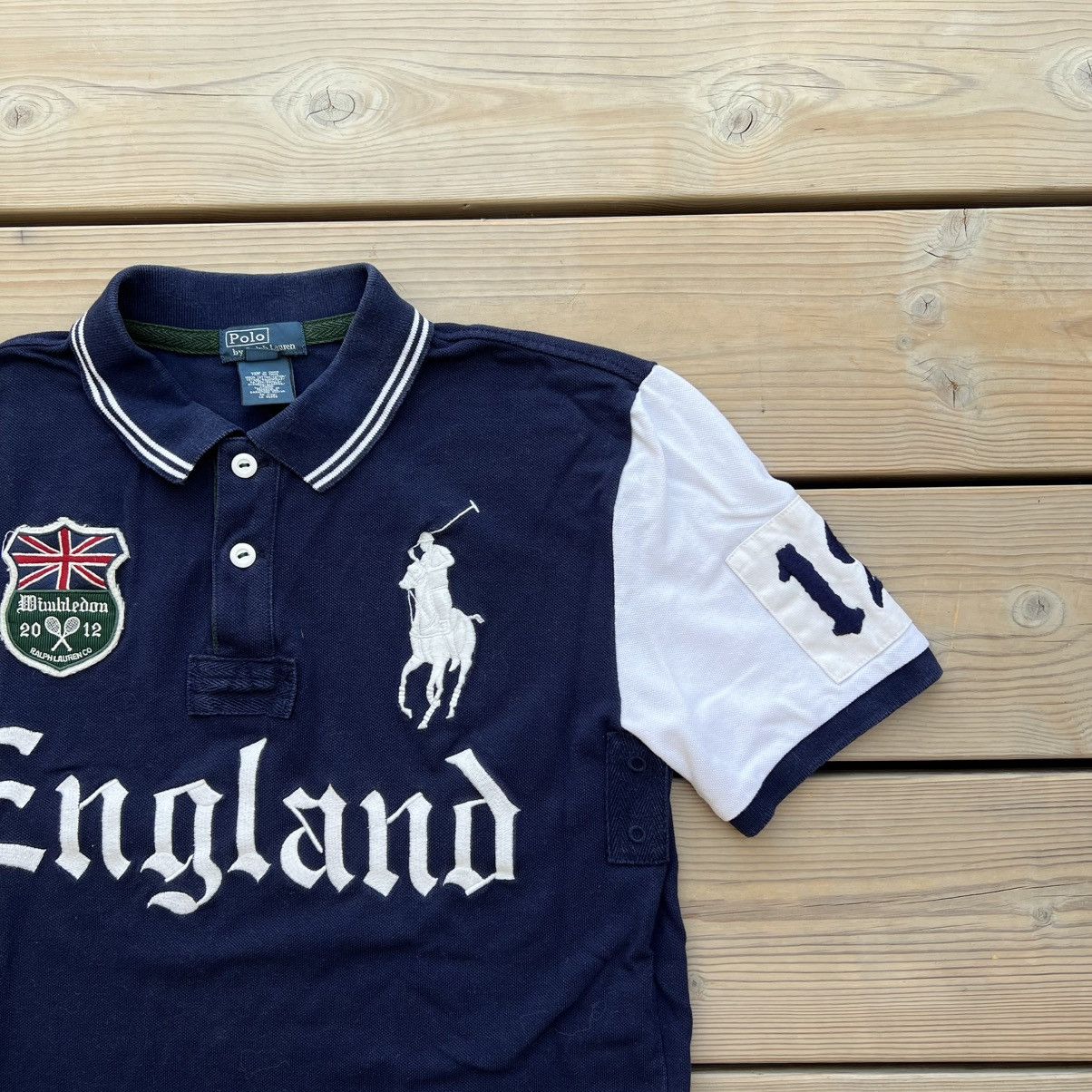Polo Ralph Lauren Polo Ralph Lauren Rare Vintage England Chief Keef Big Pony Size US S / EU 44-46 / 1 - 3 Thumbnail