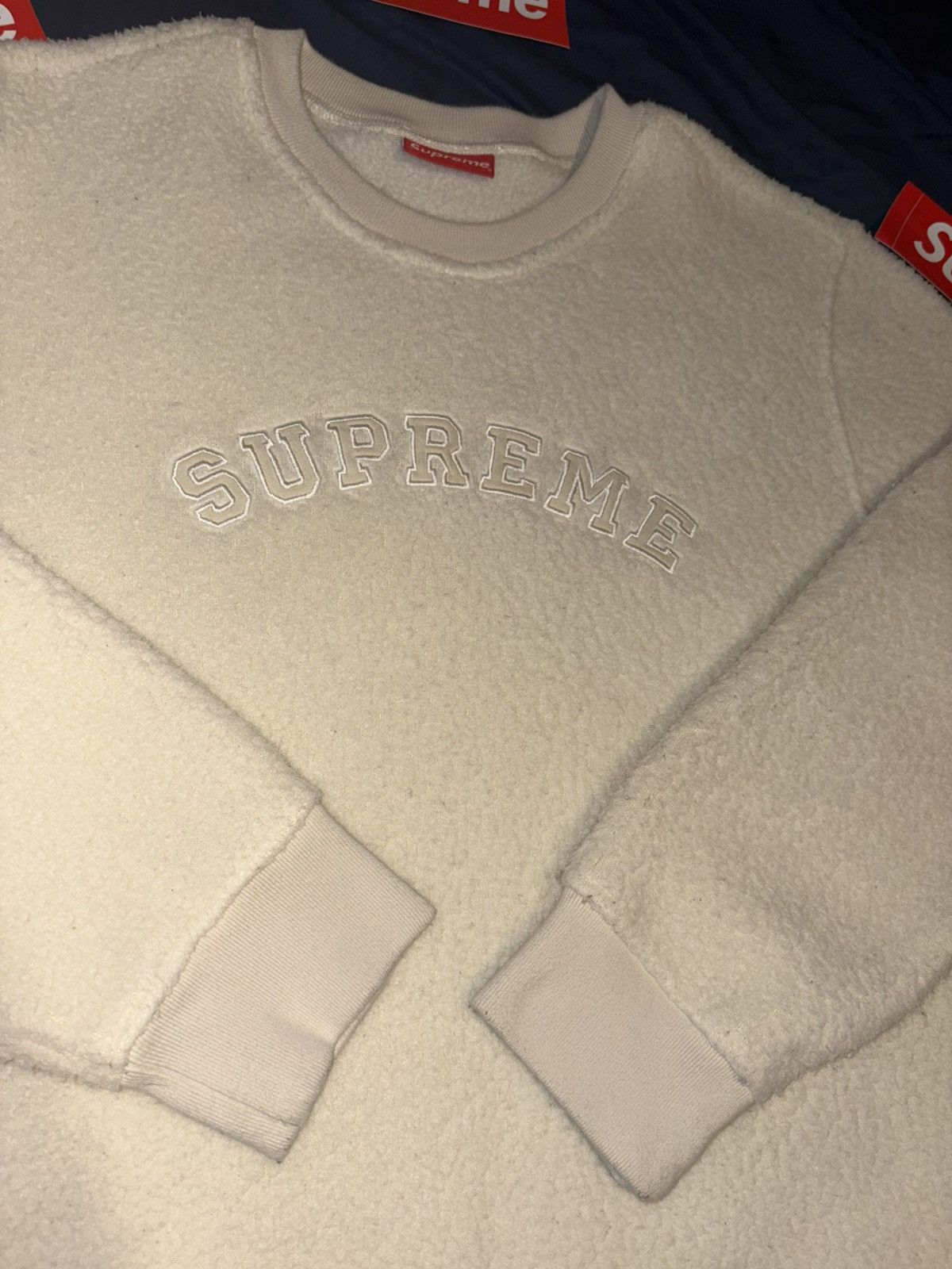 Supreme Supreme polartec deep pile crewneck Size US L / EU 52-54 / 3 - 2 Thumbnail