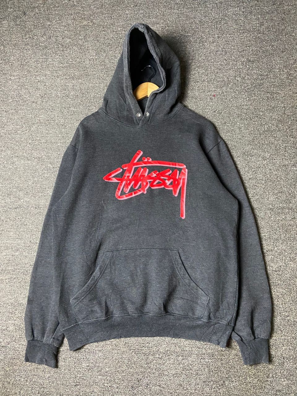 Stussy Stussy Brand Pullover Hoodie (179) Size US XL / EU 56 / 4 - 1 Thumbnail