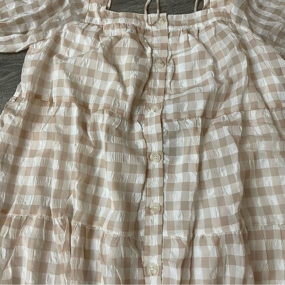 Other NWT En Saison Pink Value Gingham Mini Babydoll Dress Size M Size M / US 6-8 / IT 42-44 - 4 Thumbnail