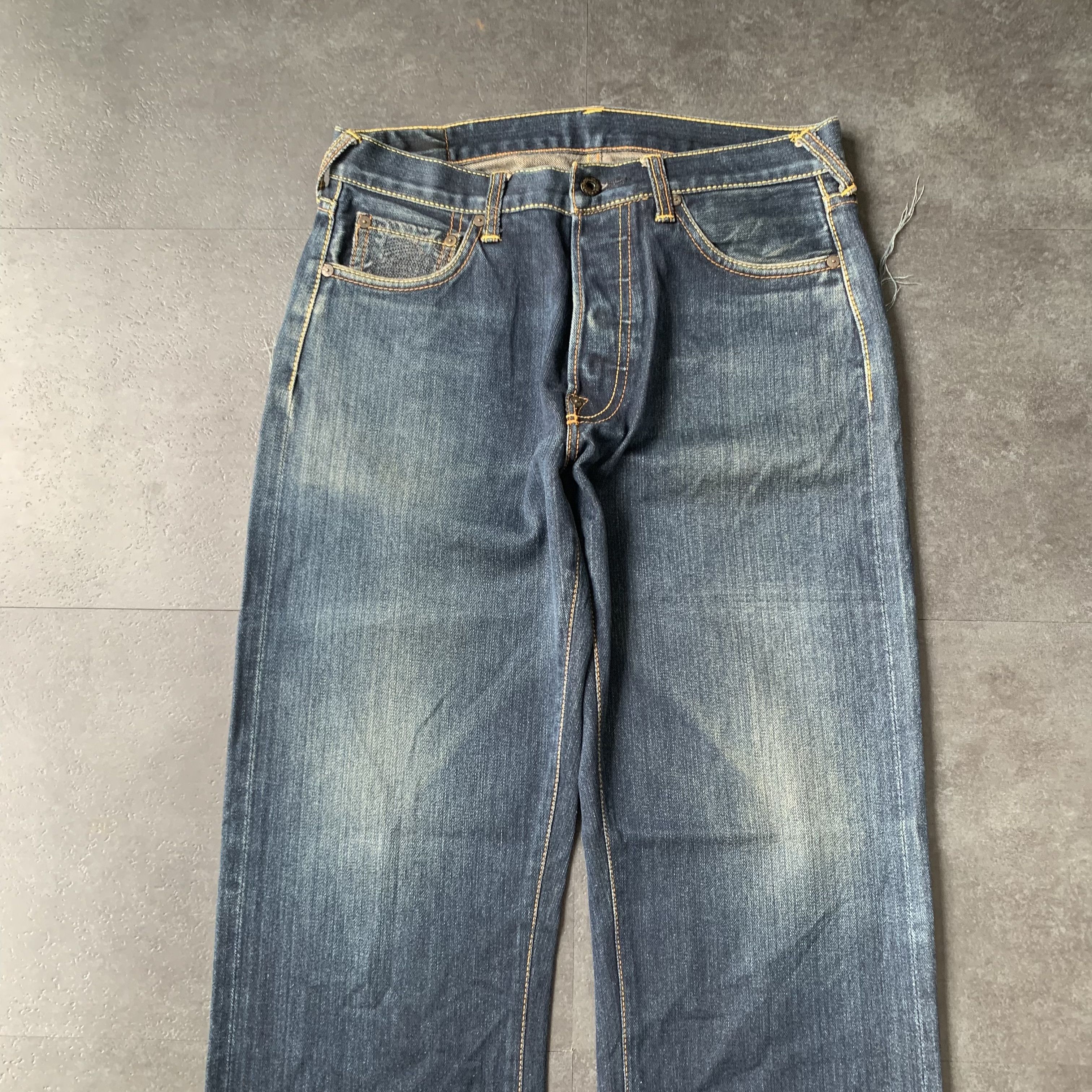 RMC Jeans Vintage Red Monkey Company Selvedge Denim Pants Let It Bee Size US 32 / EU 48 - 6 Thumbnail