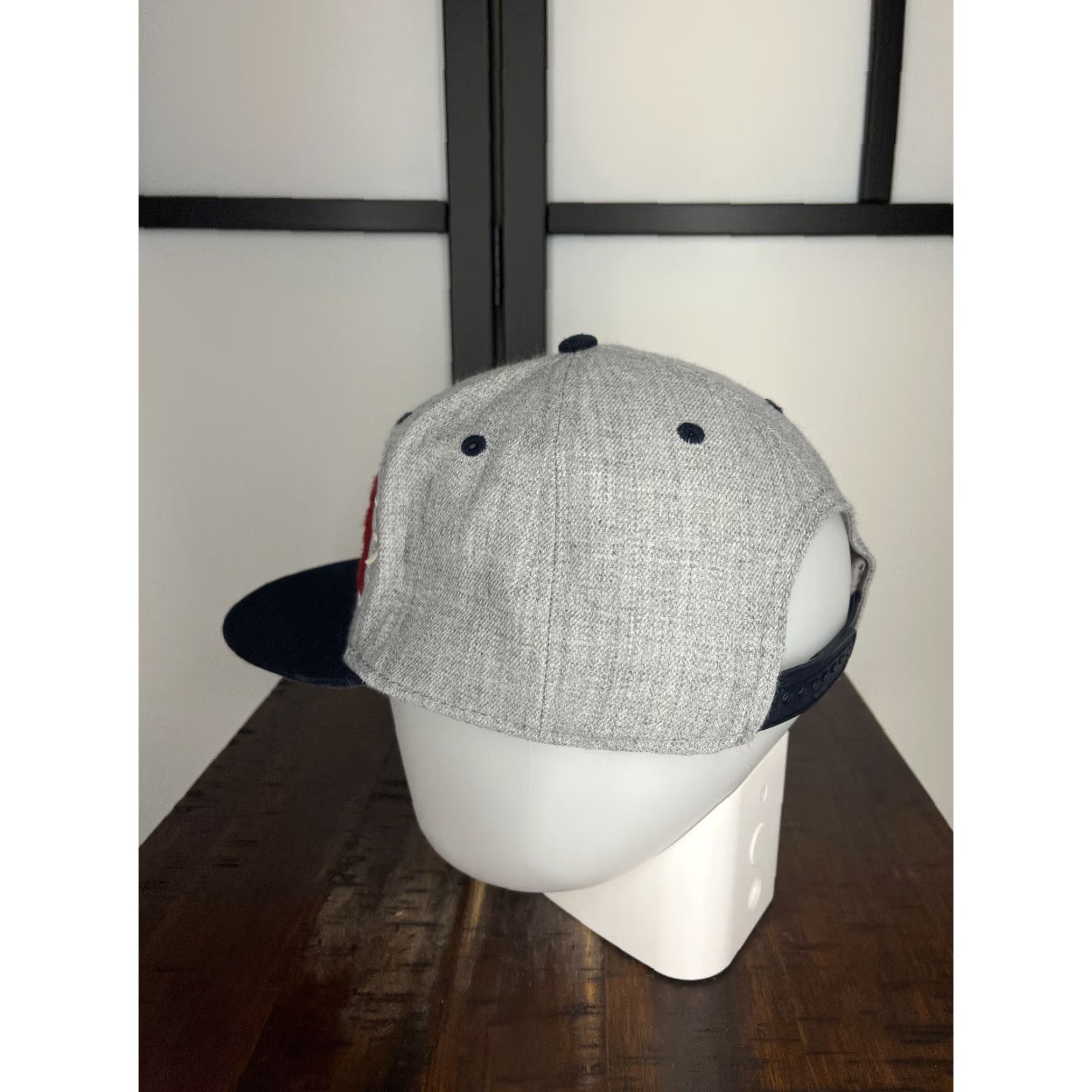 Vintage Otto Football Hat Cap - Baseball Cap - Gray Wool/Acrylic Blend - One Size - Unisex Adults - Adjustable - Sports Logo - 90s Theme? Size ONE SIZE - 5 Thumbnail