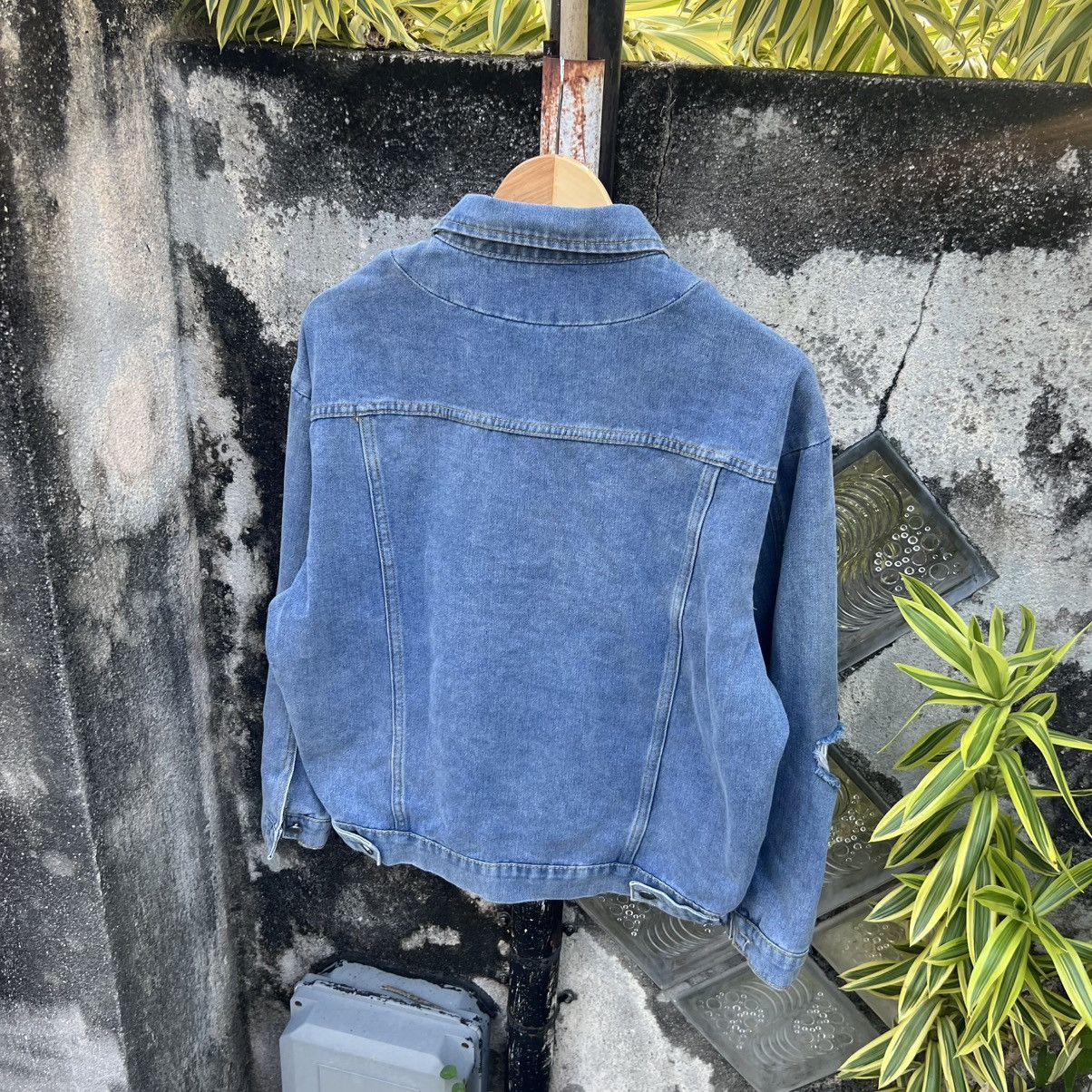 Japanese Brand “RARE” DISTRESS PATCHWORK DENIM JACKET Size US L / EU 52-54 / 3 - 8 Thumbnail