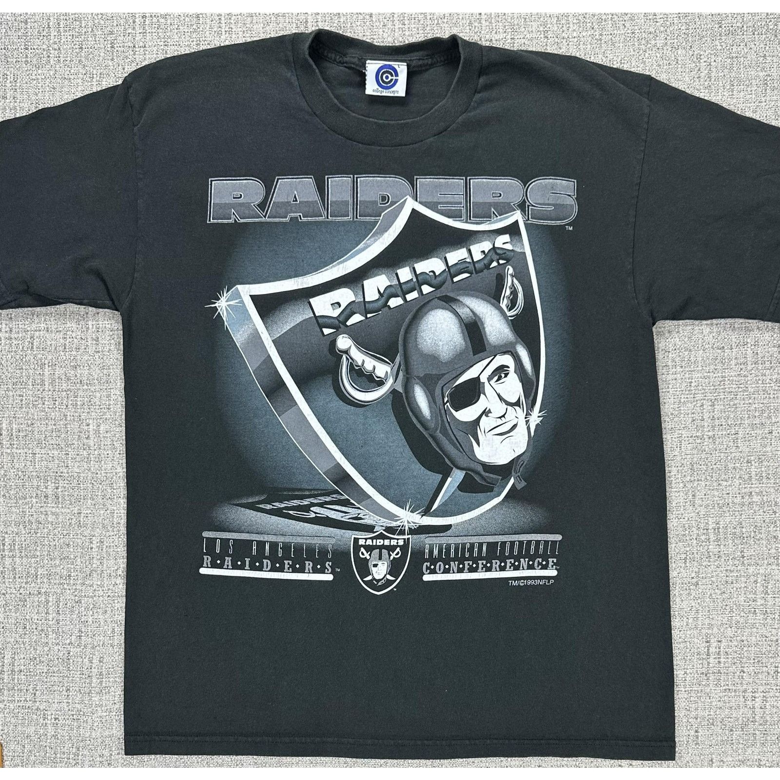 Other Los Angeles Raiders Shirt Sz L Black College Concepts 1993 Size US L / EU 52-54 / 3 - 1 Thumbnail
