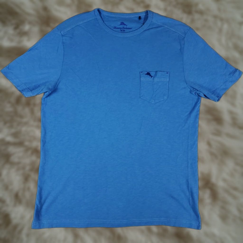 Tommy Bahama Tommy Bahama Shirt Mens Size M Blue Marlin Classic T-Shirt Modern American Casual Short Sleeve Crew Neck Logo Size US M / EU 48-50 / 2 - 1 Thumbnail