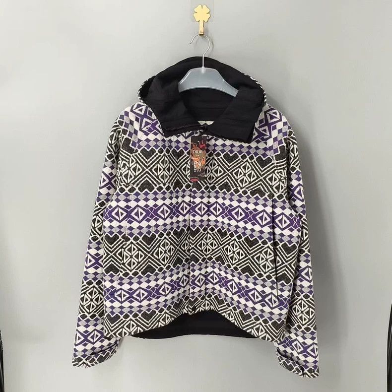 Dior Dior Purple Patchwork Quilted Ski Jacket-yf Size US L / EU 52-54 / 3 - 1 Thumbnail