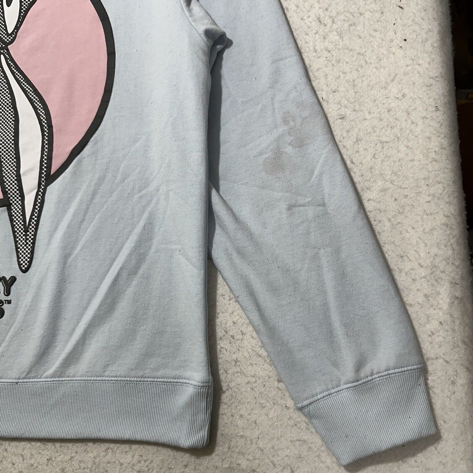 Other Looney Tunes XXL Bugs Bunny Crewneck Fleece Sweatshirt Blue Size XXL / US 16-18 / IT 52-54 - 7 Thumbnail
