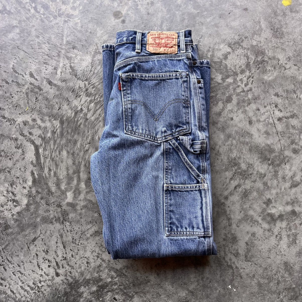 Levi's × Vintage Vintage Levi's 550 Carpenter Pants 34x34 Relaxed Fit Faded Size US 34 / EU 50 - 5 Thumbnail