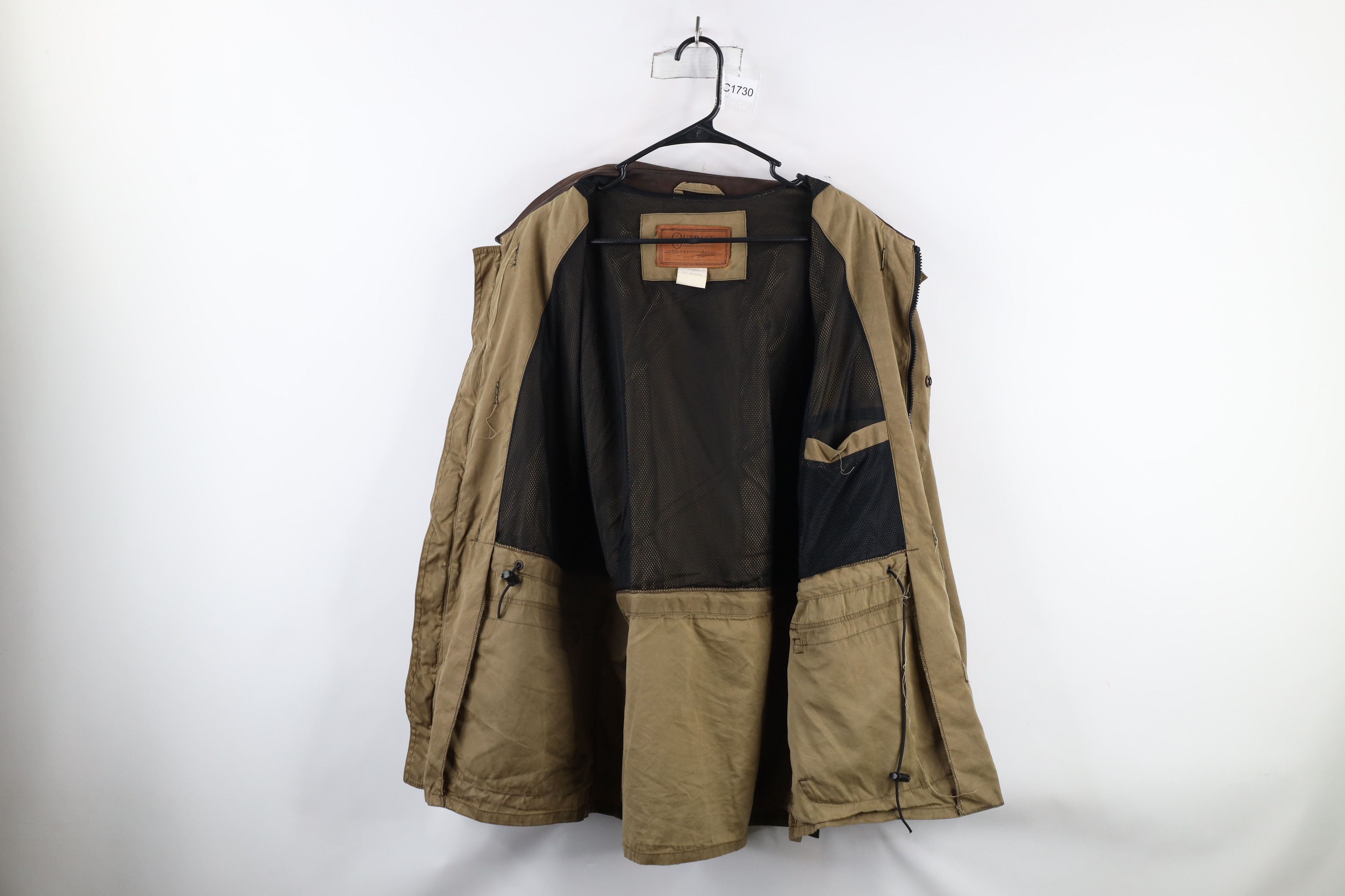 Vintage Vintage 90s Streetwear Waxed Cotton Bush Safari Jacket Size US L / EU 52-54 / 3 - 11 Thumbnail