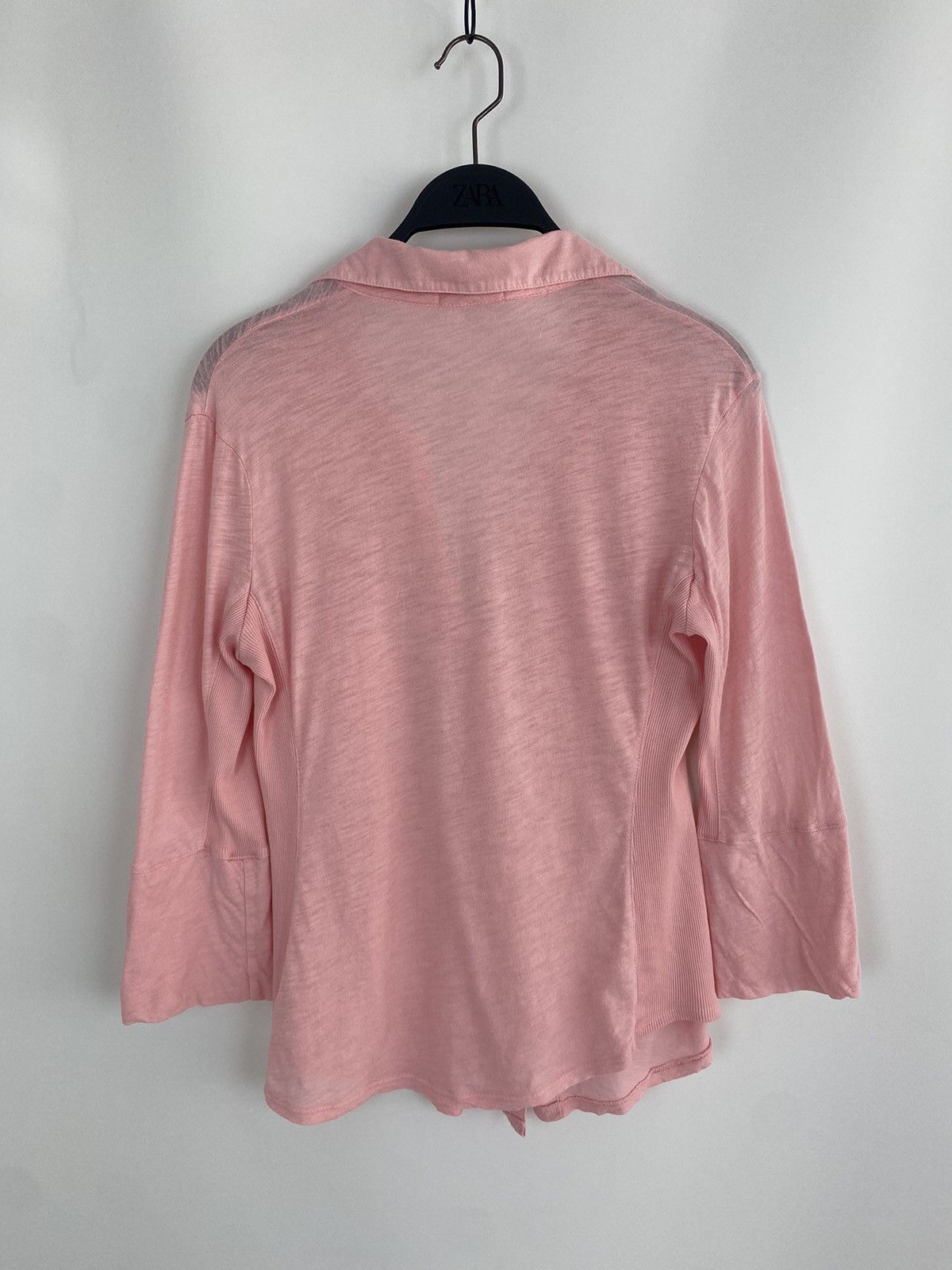 James Perse Standard James Perse Light Pink 3/4 Sleeve Button Up Shirt Size M / US 6-8 / IT 42-44 - 6 Thumbnail