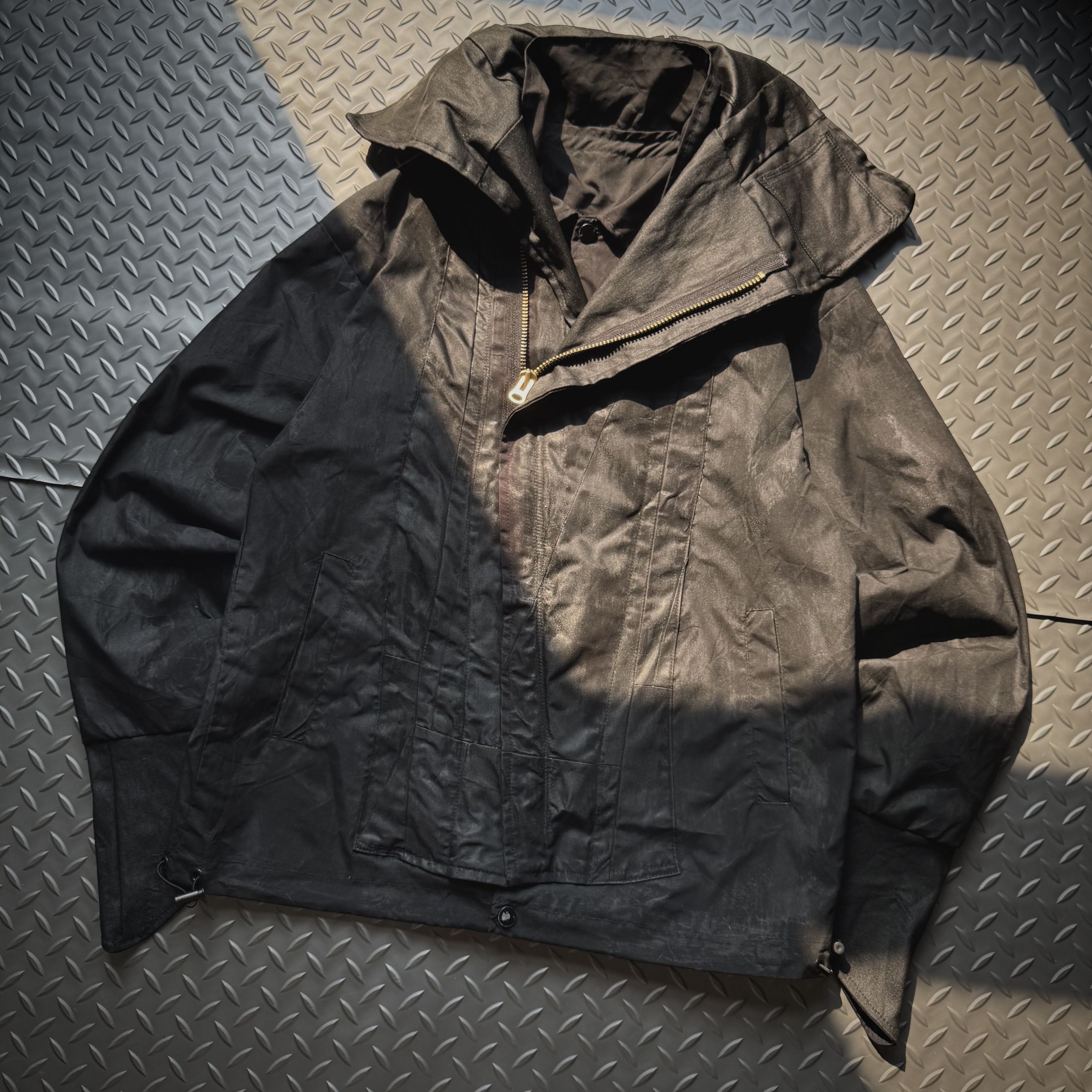 Japanese Brand Japanese Brand Asymmetrical Hooded Jacket Size US L / EU 52-54 / 3 - 1 Thumbnail