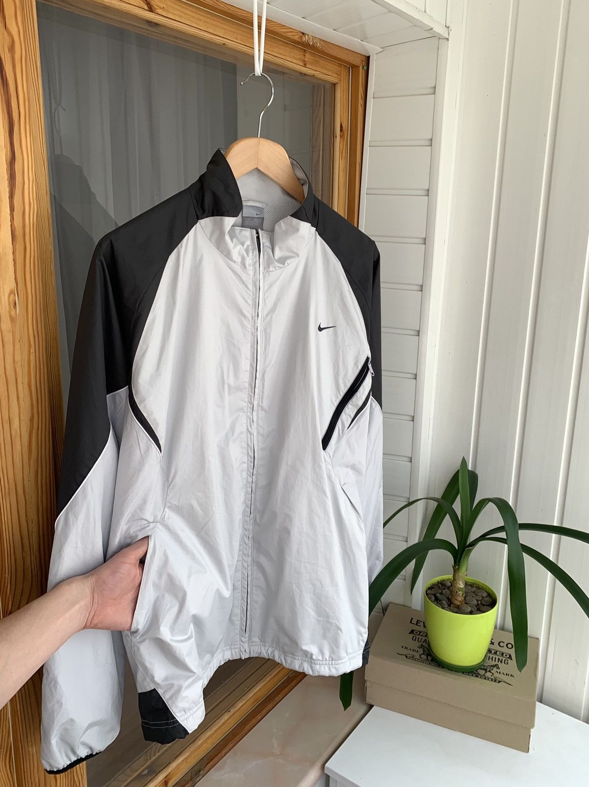 Vintage Nike Vintage Y2K Mens Drill Jacket Size L Size US L / EU 52-54 / 3 - 5 Thumbnail