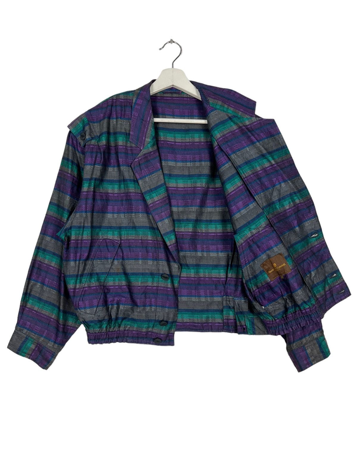 Nazareno Gabrielli 🔥 NAZARENO GABRIELLI SPORTS STRIPE JACKET Size M / US 6-8 / IT 42-44 - 9 Thumbnail
