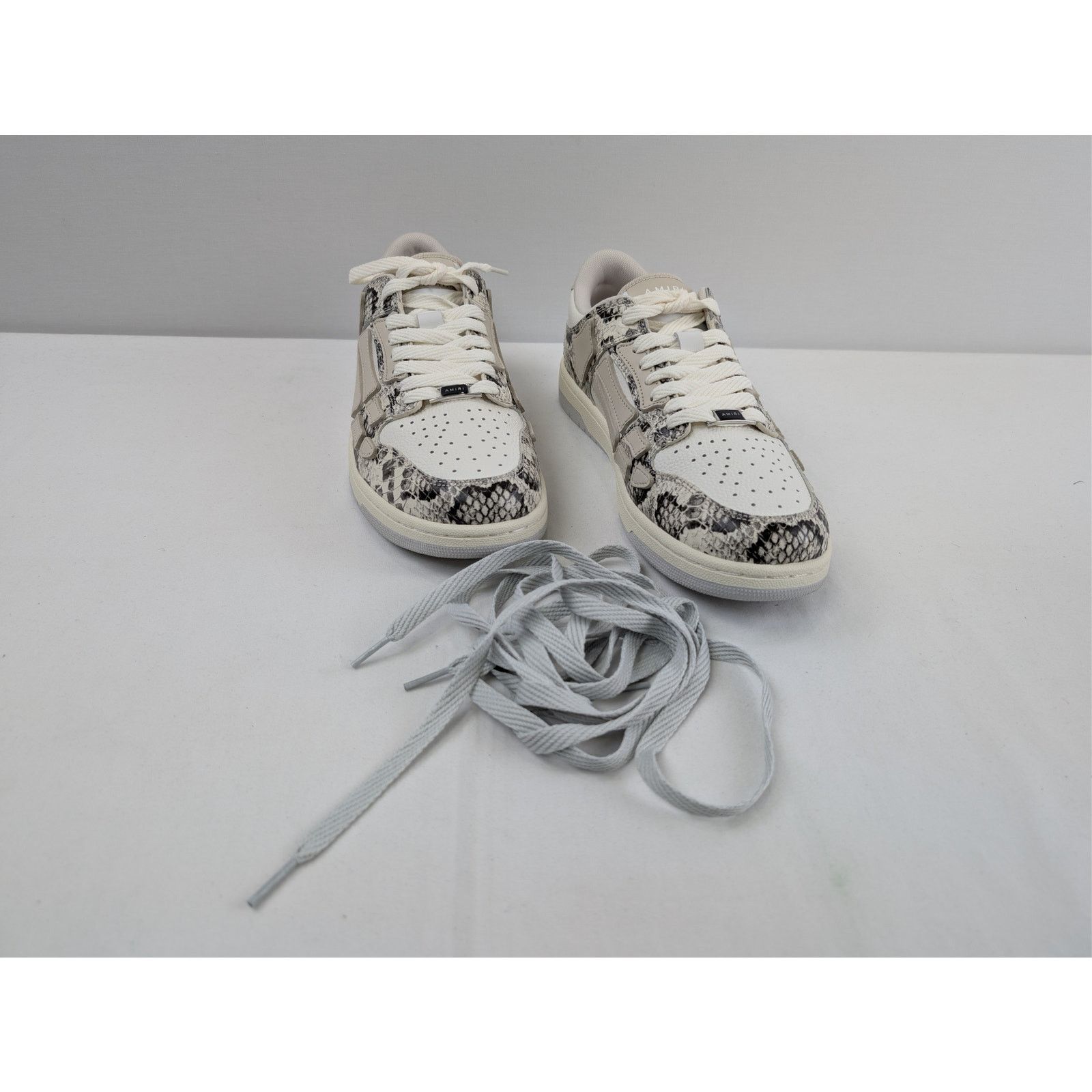 Amiri o1rshd1 Snake Skeleton Top Low Sneakers in Alabaster Size US 11 / EU 44 - 5 Thumbnail