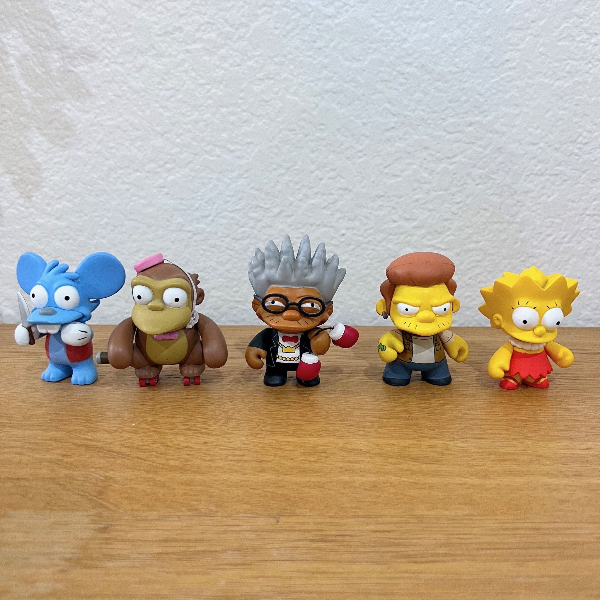 Kidrobot Figure Lot of 5 Matt Groening Simpson Collection