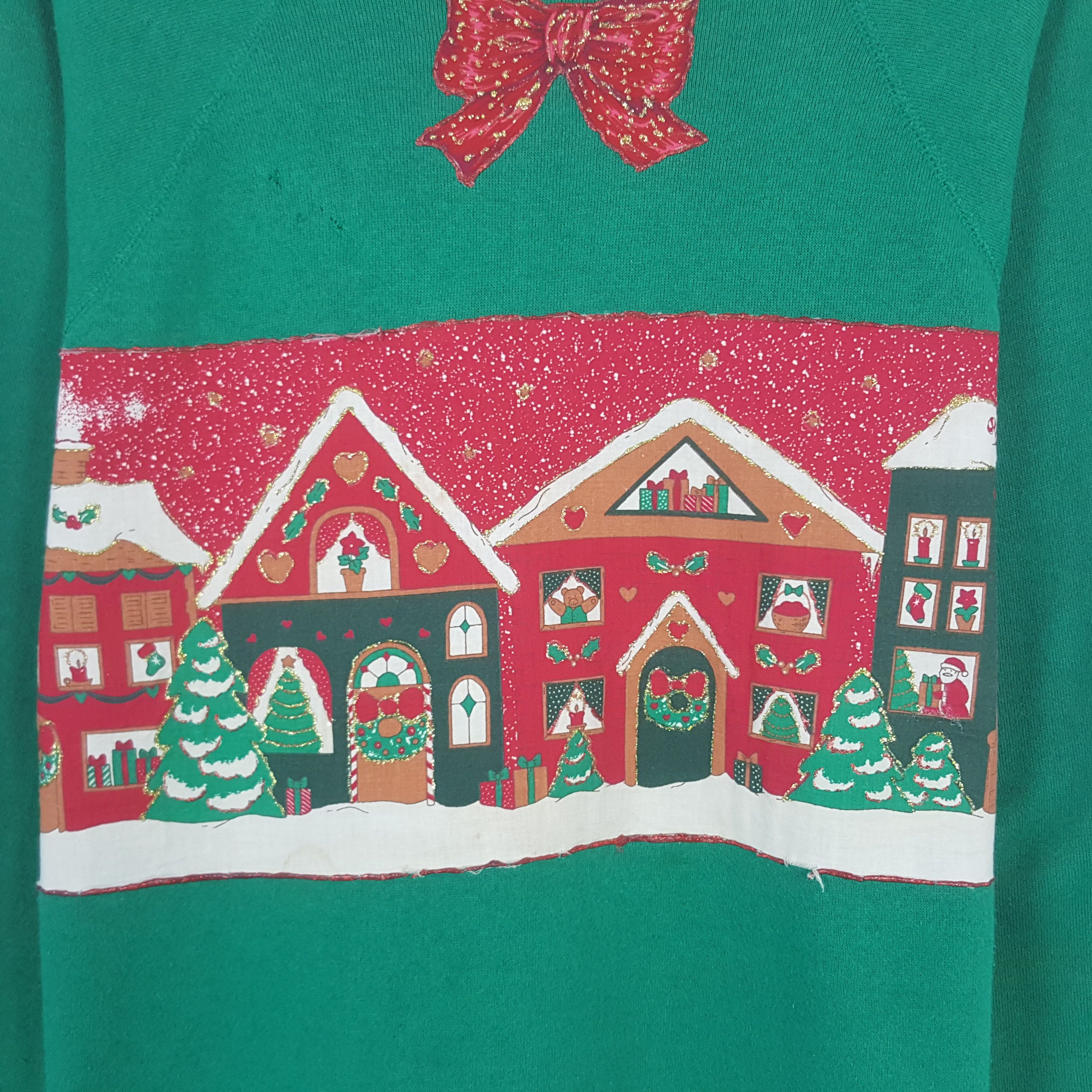 Designer × Vintage Vintage Merry Christmas Sweatshirt Size US L / EU 52-54 / 3 - 2 Thumbnail