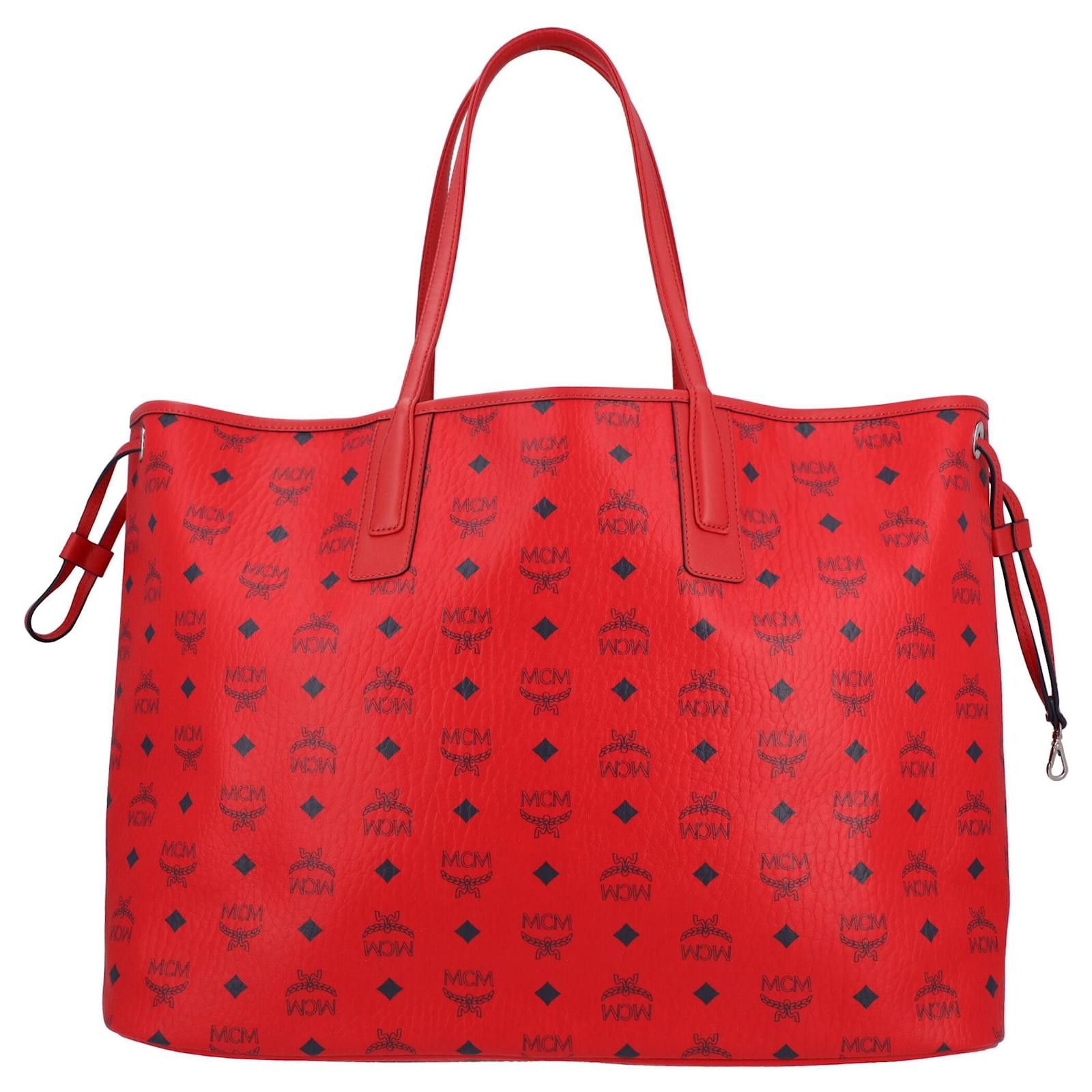 MCM o1mt1gz0225 Size: OS / Shopper Large Bag in Red/Black Size ONE SIZE - 2 Thumbnail