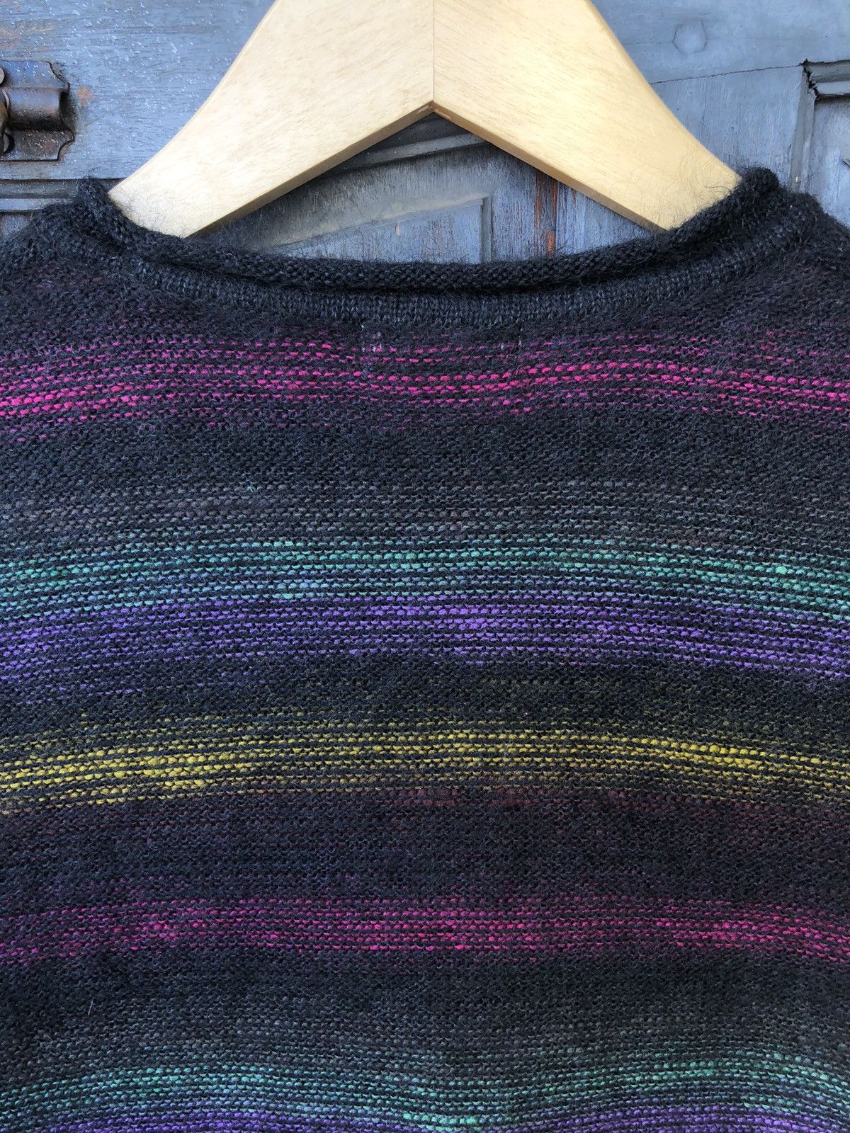 If Six Was Nine Chadorian Japanese Mohair Rainbow Psychedelic Stripe Style Size US M / EU 48-50 / 2 - 15 Thumbnail
