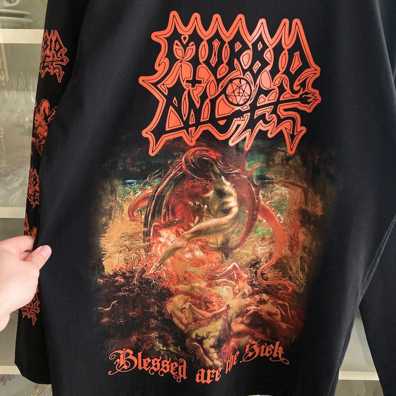 Band Tees Long sleeve Morbid Angel - Blessed Are the Sick Size US L / EU 52-54 / 3 - 4 Thumbnail