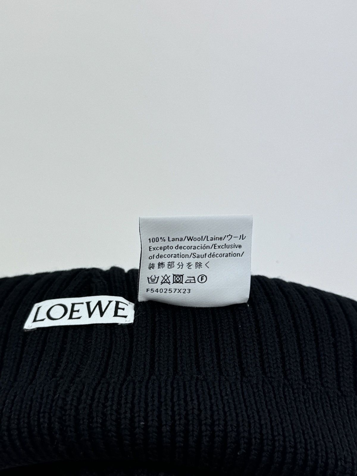 Loewe LOGO PRINT BEANIE Size ONE SIZE - 5 Thumbnail