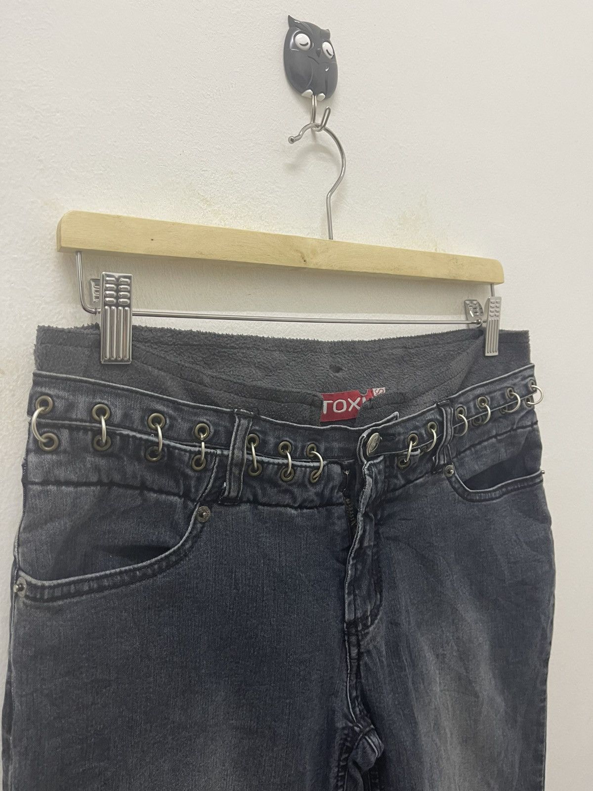 Japanese Brand Rare Vintage TOXK Jeans Punk Piercing Seditionaries Flare Size US 27 - 10 Thumbnail