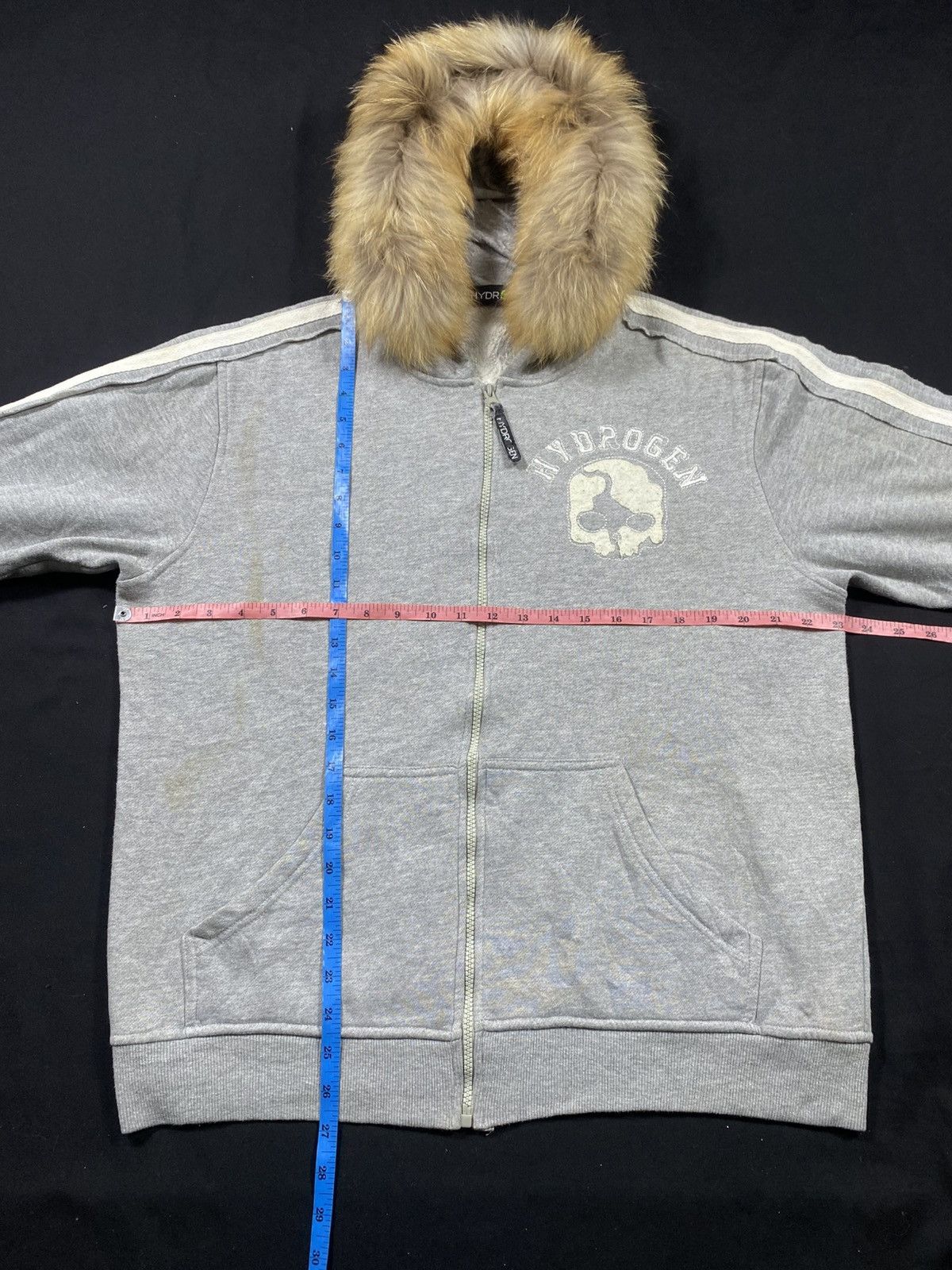 Hysteric Glamour Japanese Hydrogen Skull Zip Fur Hoodie Lgb ifsix style Size US XL / EU 56 / 4 - 9 Thumbnail