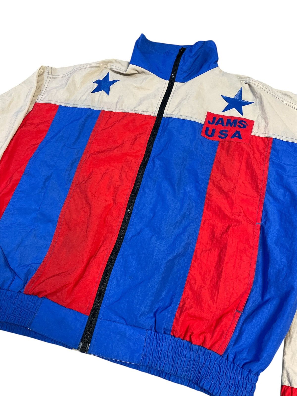 Jams World Vintage Jams World Amerika Flag Windbreaker Size US L / EU 52-54 / 3 - 3 Thumbnail