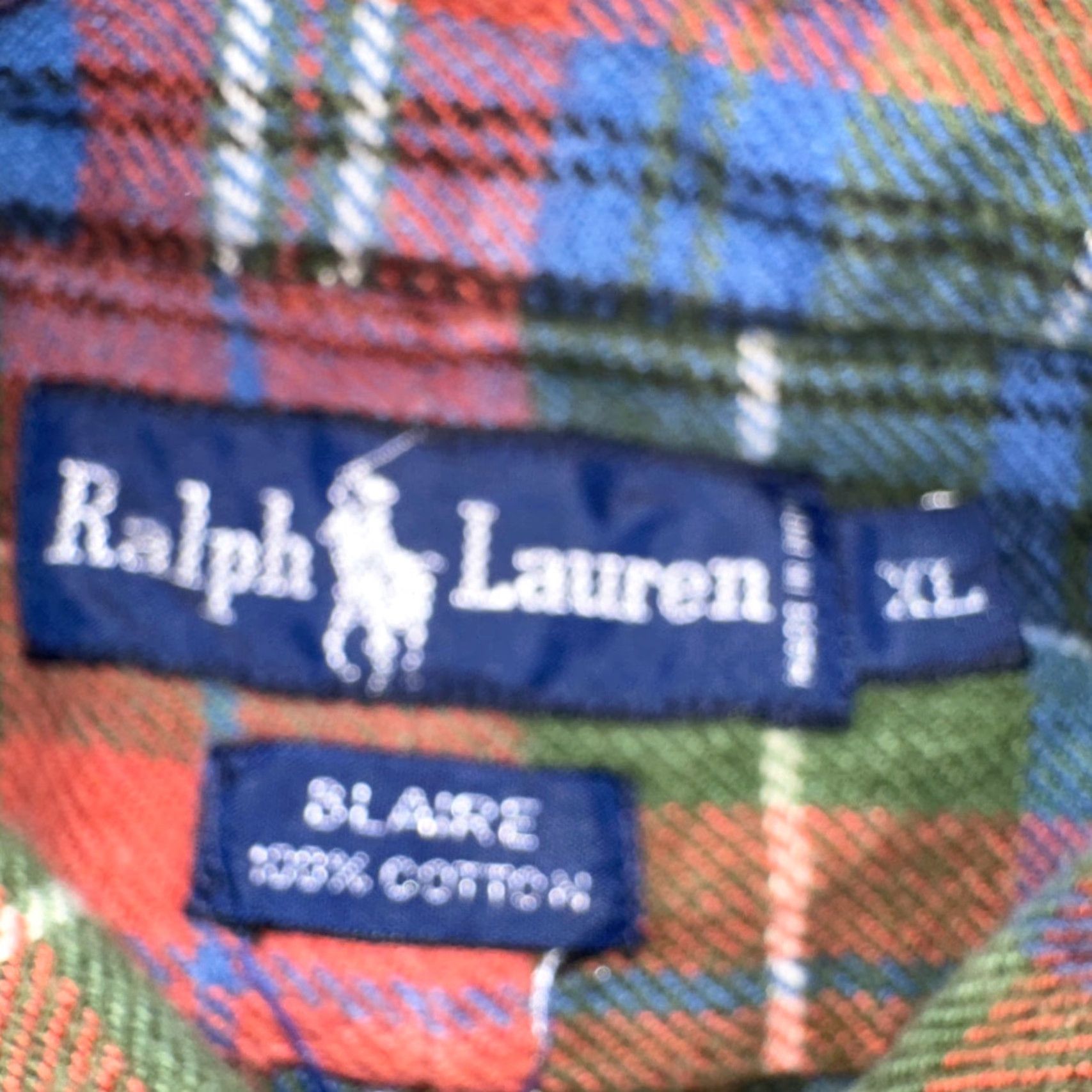 Ralph Lauren RALPH LAUREN Plaid Button-Up Shirt Mens XL Long Sleeve Multicolor Casual Size US XL / EU 56 / 4 - 7 Thumbnail
