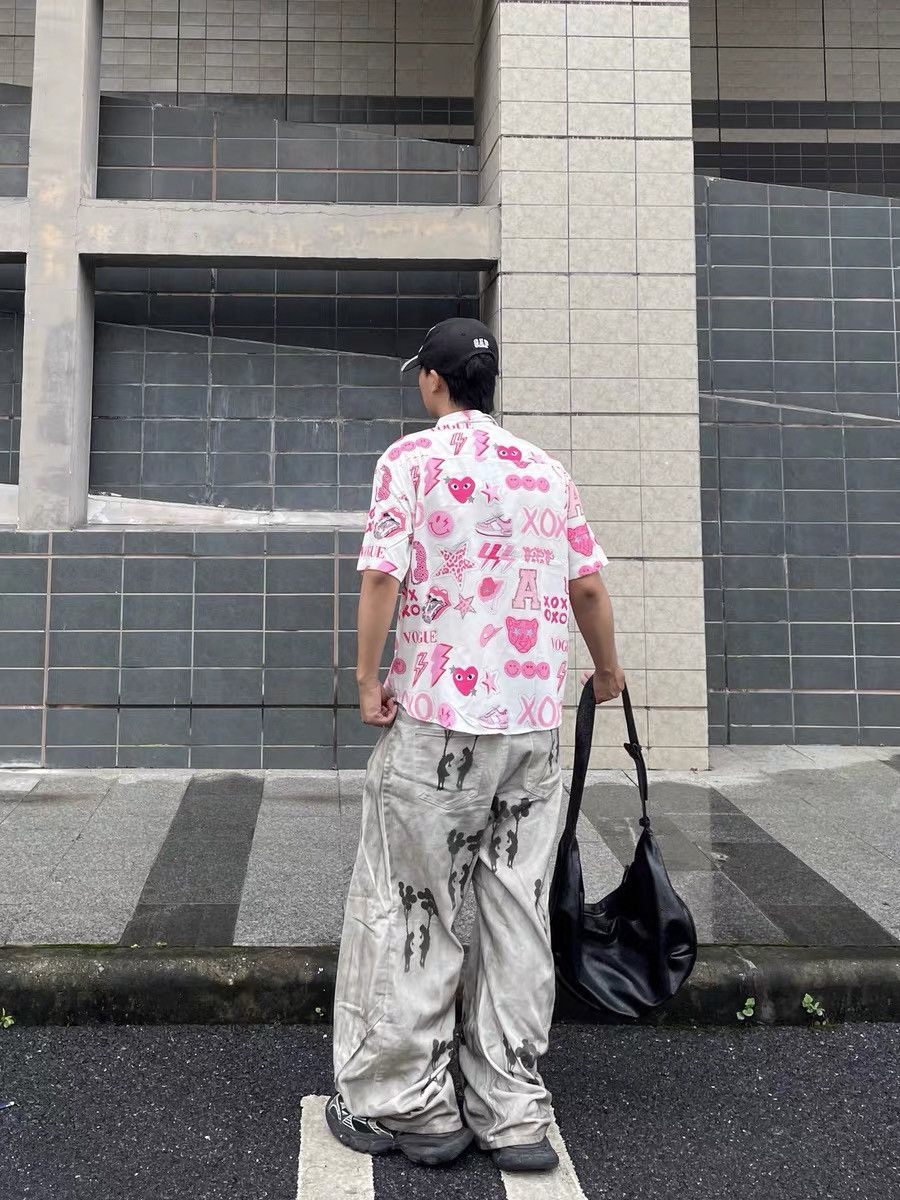 Other Graffiti Button Up Short Sleeve Shirt Size US M / EU 48-50 / 2 - 16 Thumbnail