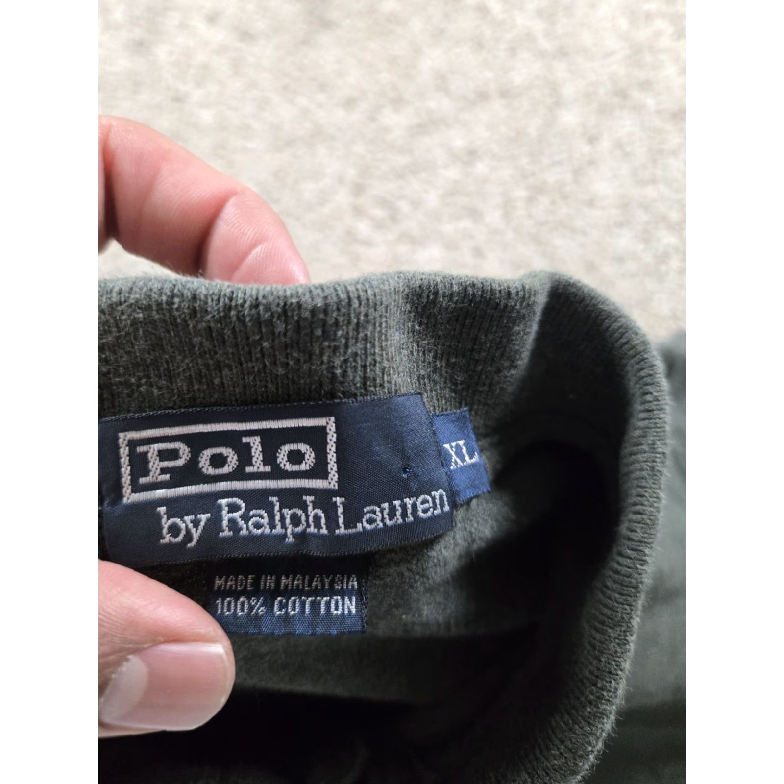 Polo Ralph Lauren Polo Ralph Lauren Polo Shirt Mens XL Gray Short Sleeve Cotton Pullover Size US XL / EU 56 / 4 - 4 Thumbnail
