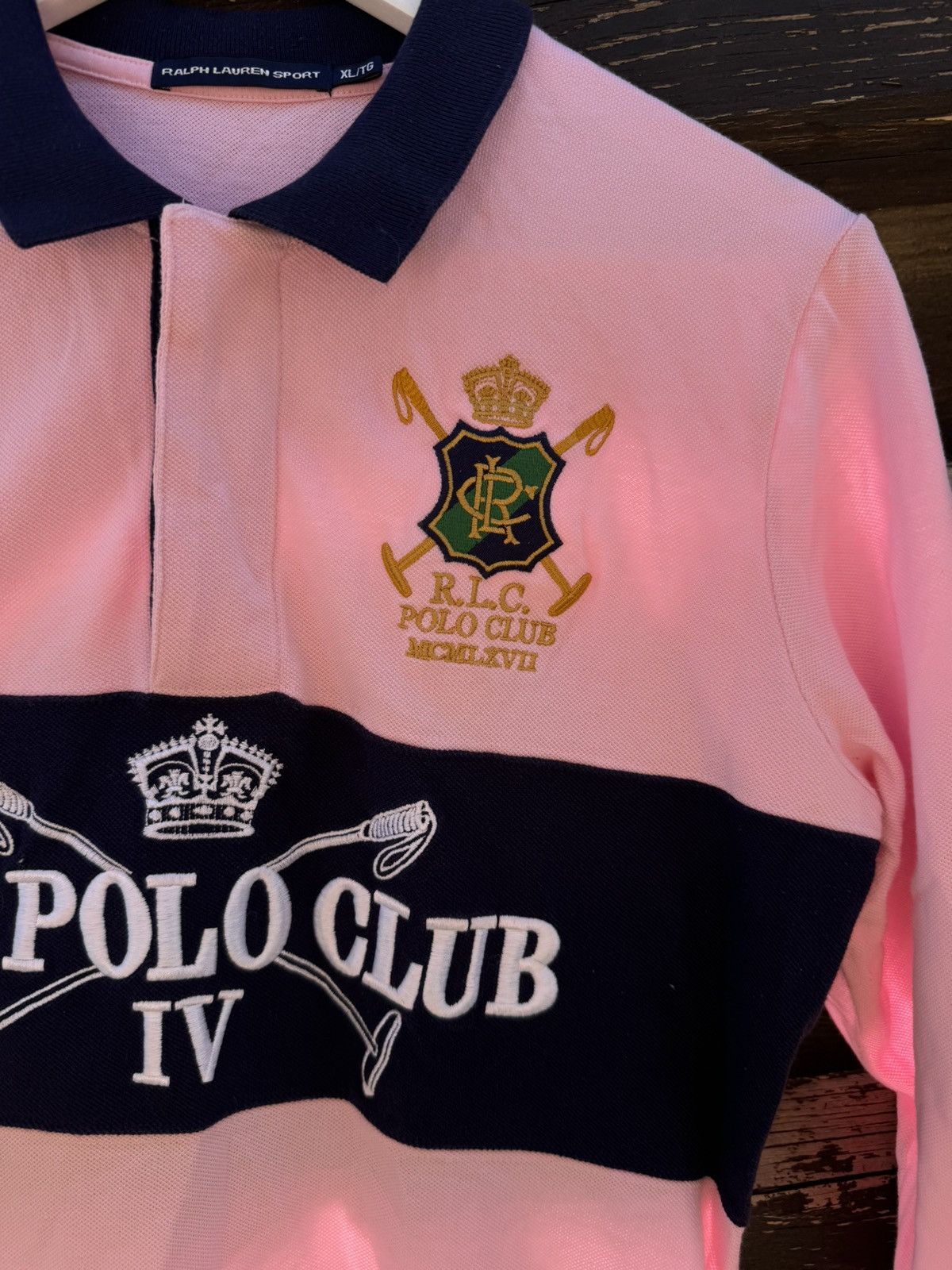 Polo Ralph Lauren Vintage Ralph Lauren y2k polo rugby Chief Keef style pink Size XL / US 12-14 / IT 48-50 - 5 Thumbnail