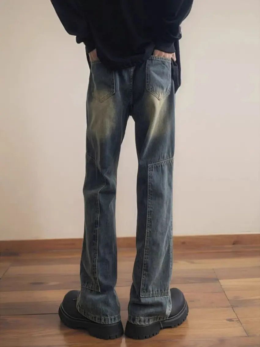 Designer × Japanese Brand Faded vintage baggy zipper pocket denim pants Size US 31 - 5 Thumbnail