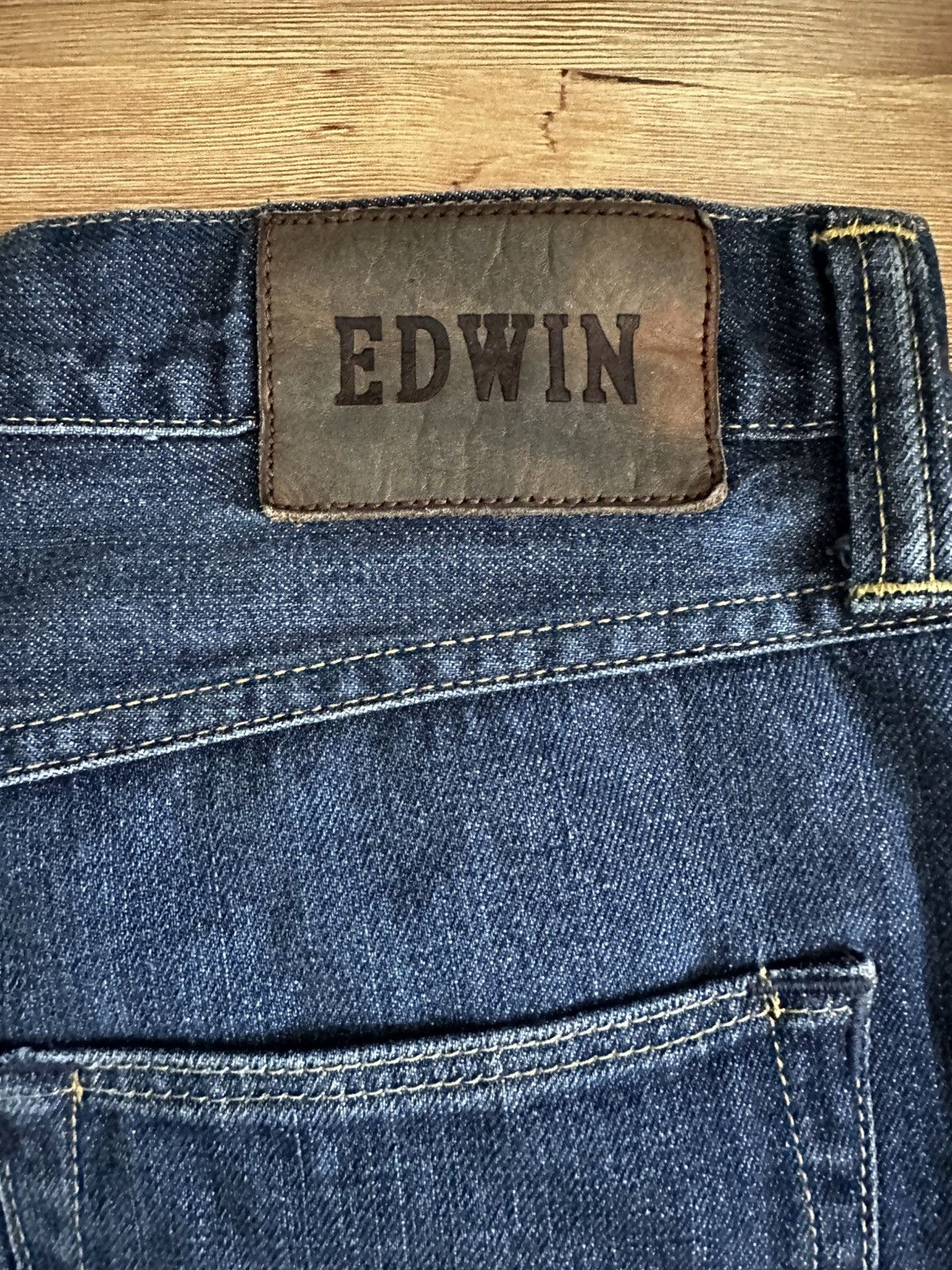 Edwin × Japanese Brand Edwin ED-55 Relaxed Jeans – 30x32 EST Tokyo Japan Size US 30 / EU 46 - 16 Thumbnail