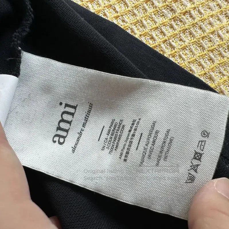 AMI AMI Black Cotton Summer T-shirt for Men . Size US XL / EU 56 / 4 - 6 Thumbnail