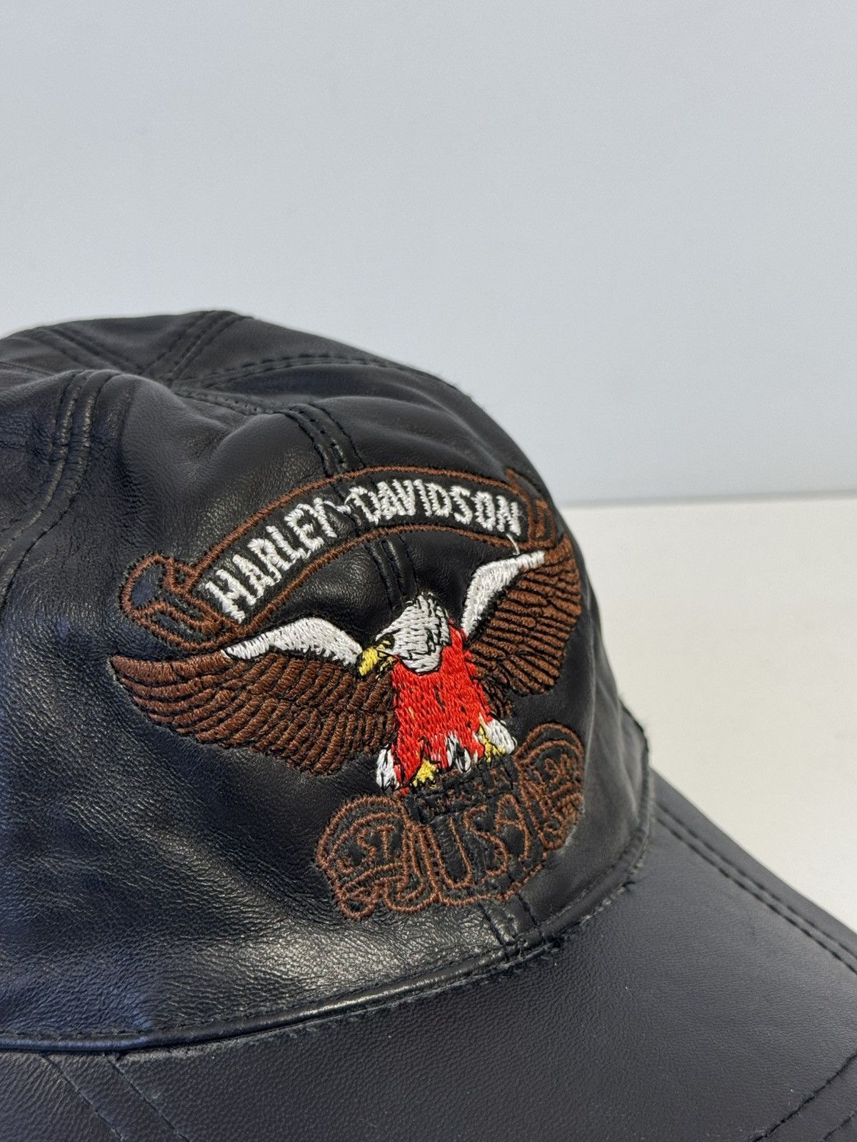 Harley Davidson Harley Davidson Vintage Y2K Style Cap Hat Size ONE SIZE - 7 Thumbnail