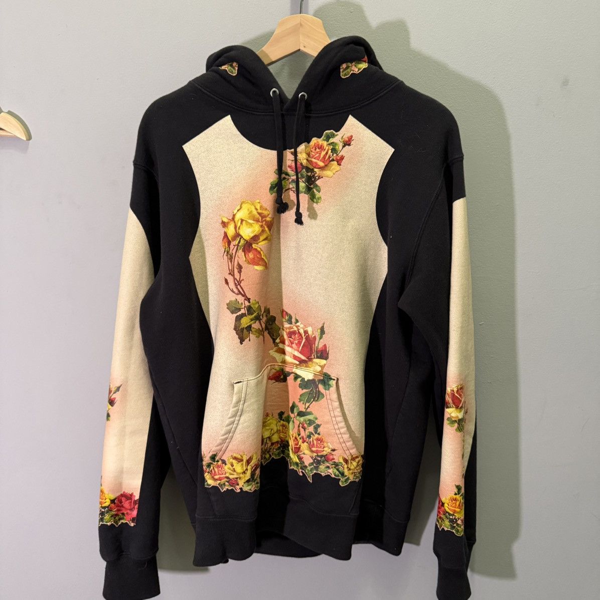 Supreme Jean Paul Gaultier Floral Print Hoodie SS19 Medium